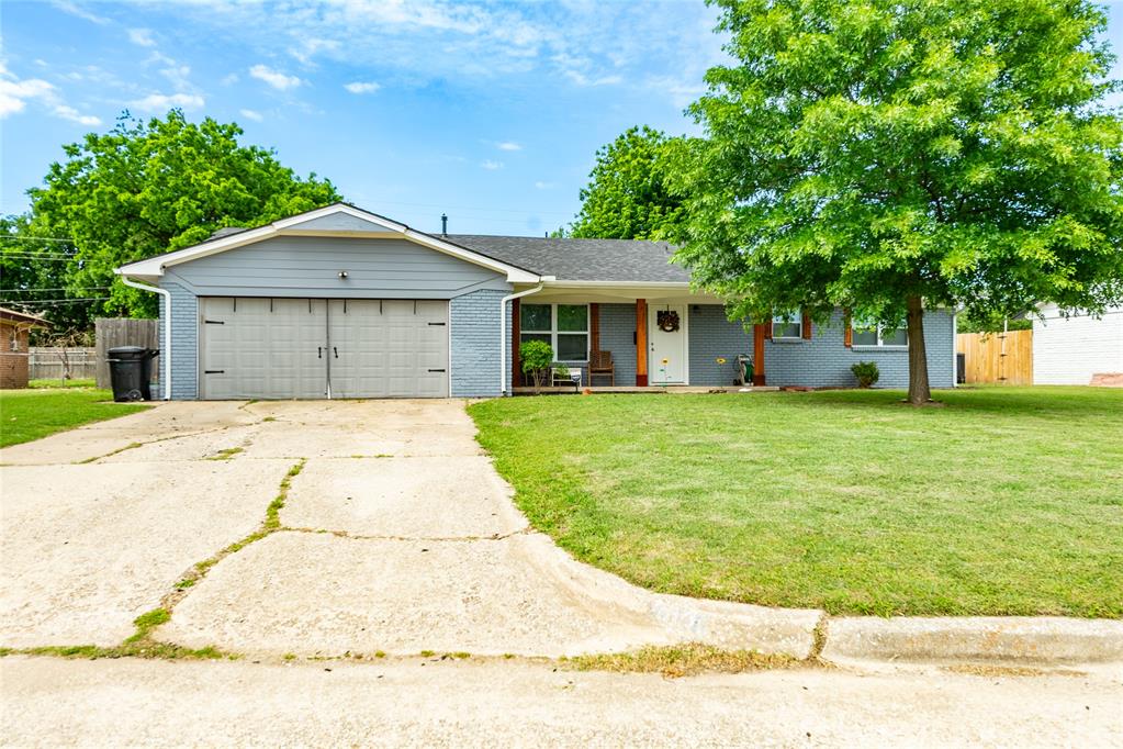 Welcome home to this charming gem nestled in one of Moore's most convenient neighborhoods. This lovely three-bedroom, two-and-a-half-bathroom home delivers the kind of easy, comfortable living that makes you want to kick off your shoes the moment you come through the door.Inside, you'll immediately notice the spacious living area, perfect for movie nights, cozy gatherings, or just stretching out after a long day. The open feel gives you plenty of room to breathe and make the space truly your own. The primary bedroom offers a peaceful retreat with its own bathroom, while two additional bedrooms provide flexible space for kids, guests, or that home office you've been dreaming about. The half bath is a nice bonus for entertaining.Outside, you'll love the generous lot that gives you room to garden, play, or simply enjoy the Oklahoma sunshine. The outdoor space is ideal for weekend cookouts and evening hangouts under the stars.Location is a serious win here. Cottonwood Park is just a short distance away for morning walks or afternoon playtime. Grocery shopping is a breeze with Walmart Neighborhood Market and WinCo Foods both nearby. Norman Regional Moore hospital provides peace of mind just down the road, and when you need your caffeine fix, Starbucks is only minutes away.Schedule your showing today!