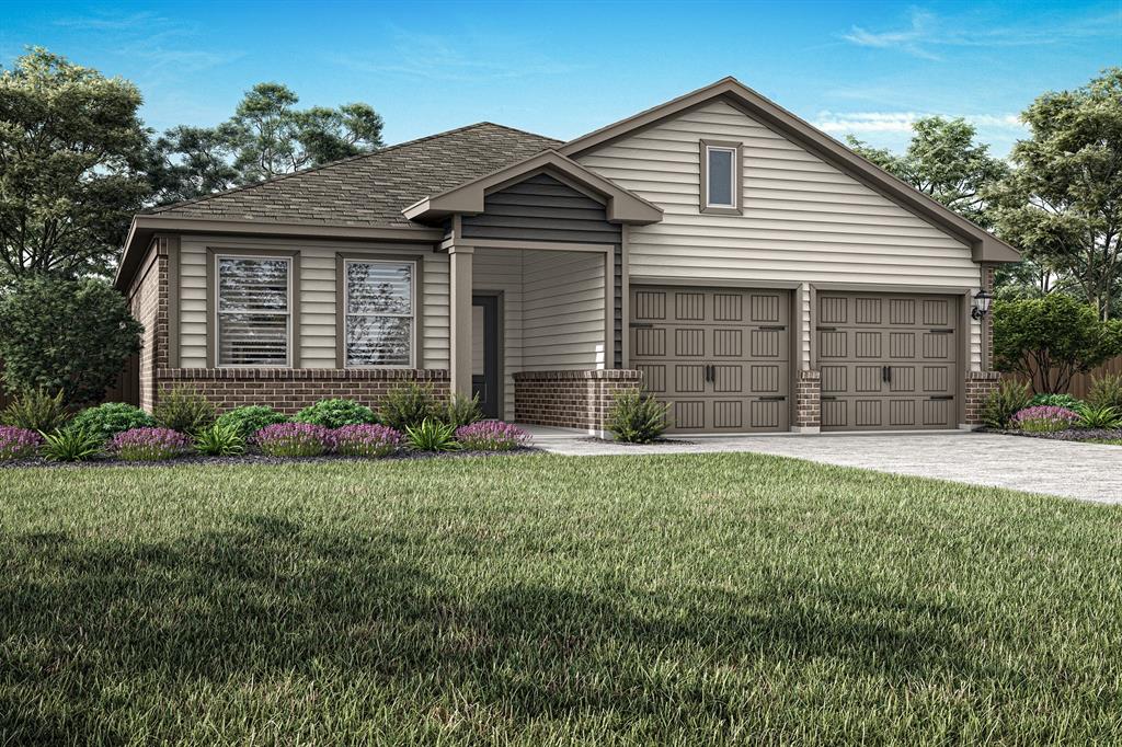 The Connor features three spacious bedrooms, two full bathrooms, and an open-concept layout that seamlessly connects the family room, dining area, and chef-ready kitchen. The kitchen is equipped with designer wood cabinetry, granite countertops, stainless-steel Whirlpool® appliances, a center island and ample storage throughout. Just steps from the dining area, it offers both convenience for effortless meals and gatherings. Outside, a fully fenced backyard and covered patio create the ideal space to relax, host or watch kids and pets play safely year-round. With a simplified buying process and included upgrades, the Connor offers exceptional comfort, value, and style in one beautiful home.