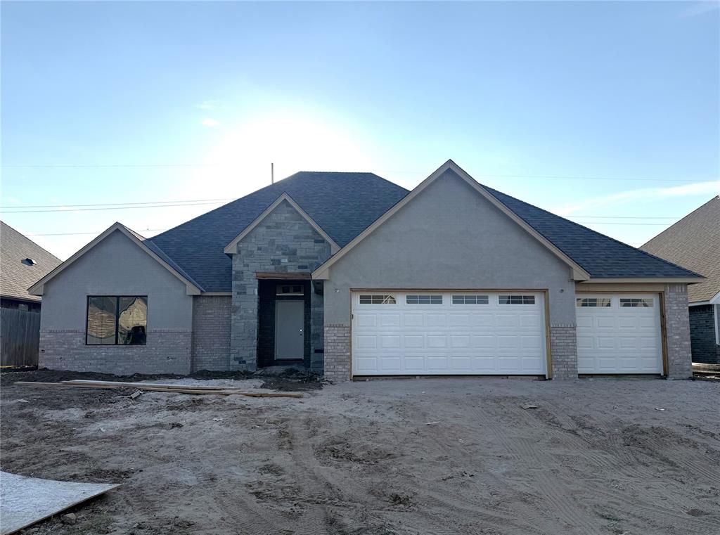 Welcome to this custom designed 4-bedroom, 3.5-bathroom home in Sendera Lakes - a beautiful community with landscaped streets, community pool and clubhouse, playground with picnic tables, walking trails, and lake. This home features a modern aesthetic and an inviting open floor plan. Expansive windows overlook the large patio and flood the space with natural light. The kitchen is the heart of the home and boasts a large center island, ample storage, and a huge walk-in pantry w/ lower cabinets and appliance outlets. Designer finishes, sleek quartz countertops, and built-in appliances complete the space. The spacious living room offers a cozy fireplace with custom built-ins. The generous primary suite connects to a spa-like bath with dual vanities, freestanding soaking tub and walk-in shower w/ tiled bench. The over-sized primary closet has built-in storage and connects to the utility room. A true highlight of this home is the mother-in-law suite, providing privacy and comfort for guests or multigenerational living, with walk-in closet, and en-suite full bath. The two additional bedrooms share access to a Jack-n-Jill bath w/ separate vanities. The oversized mudroom ensures plenty of storage and organization w/ mud bench, upper & lower cabinets and broom closet w/ electric outlet. Alarm system w/ unlimited smart home capabilities through the Honeywell module, full sprinkler system, 1-year builder warranty and 10 year QBW structural warranty. Don’t miss the opportunity to make it yours! Moore offers a balanced blend of suburban comfort and urban convenience. Minutes to I-35, access to quality schools, close proximity to shopping, eateries and entertainment!