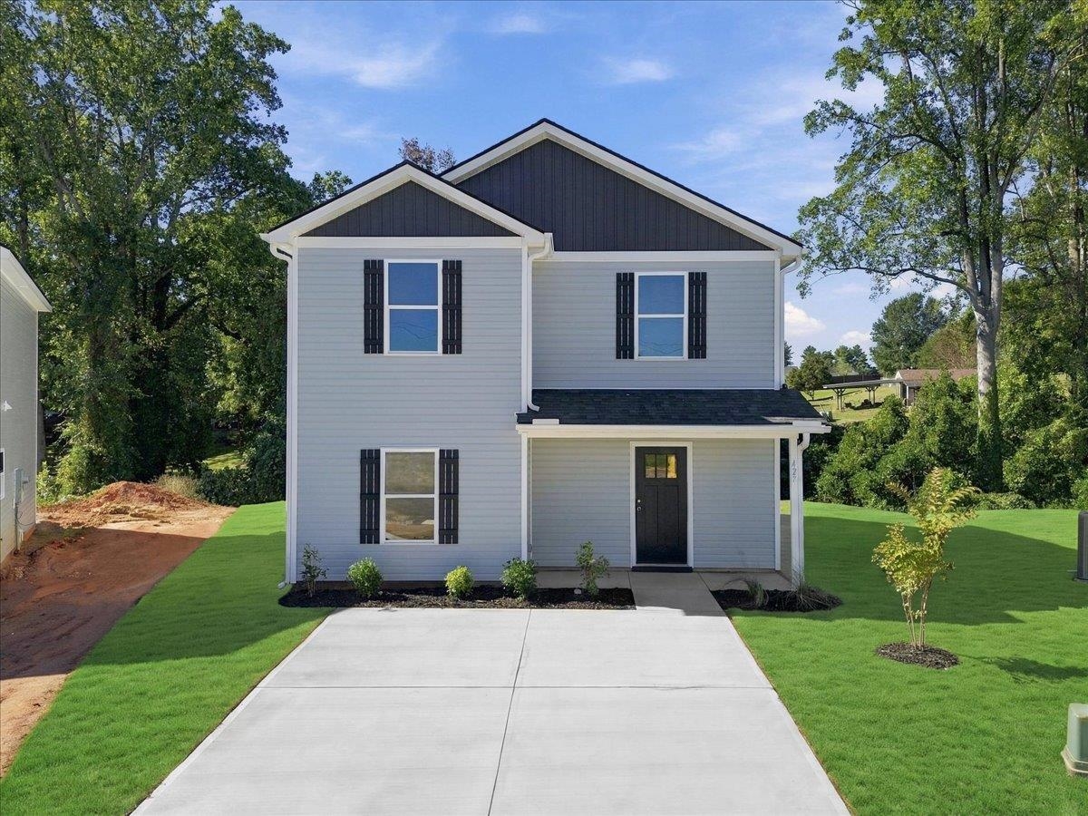 Welcome to the Riley Plan! Built by local builder, this home offers 1615 sqft with 3 bedrooms,2.5 baths, and a office. Other features include Luxury vinyl plank flooring, covered back patio, fully sodded yard, and more. 10 year warranty included with 30 year architectural roof. Built with quality craftsmanship, this new construction home combines comfort, efficiency, and value. Conveniently located in the Stones throw community with easy access to shopping, dining, schools, etc. Ask about $7500 builder incentive. Must see!