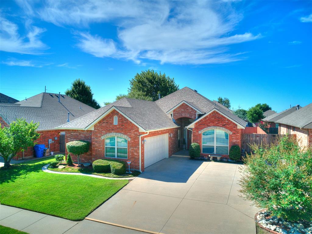 Charming, Well-Maintained Home with Great Updates & a Flexible Layout

Welcome to a beautifully cared-for home that blends comfort, function& style. With a split floor plan, this 3-bedroom, 2-bathroom home includes a versatile third room currently used as a study with built-in shelving and closet, perfect for a home office or guest space.

The primary suite is a true retreat—featuring a tray ceiling, updated double sinks & countertops, a relaxing Jetta garden tub, walk-in shower, skylight & generous storage, including a large walk-in closet and extra cabinetry.

You’ll love spending time in the kitchen, which offers an island with maple handcrafted woodwork, with a cookbook niche, tons of counter space, bar seating, a walk-in pantry & storage galore. Just off the kitchen is a cozy breakfast nook with views of the backyard, ideal for casual meals or morning coffee.

The living room is warm & inviting, anchored by a stunning dual-function fireplace that can switch between gas & wood-burning. Recently updated laminate flooring adds a modern touch, and large windows bring in plenty of natural light. There’s also room for a formal dining setup if you love to host.

One of the guest bedrooms features a vaulted ceiling & a walk-in closet, while the third bedroom/study impresses with custom wood built-ins and a stately feel with walk-in closet. The second bathroom, conveniently located for guests or kids, has also been updated with a new sink and countertop.

Step outside to your own low-maintenance escape—a covered patio perfect for relaxing, entertaining, or enjoying the outdoors year-round.

Laundry room with sink, storage & drying rack is located close to the kitchen. Sprinkler system & gutters for easy upkeep.  New water heater (2024)
Roof, garage door, some windows/screens replaced in 2021. Attic with stair access & lighting.

This home is move-in ready, thoughtfully updated, and full of charm. Come see how it fits your lifestyle!