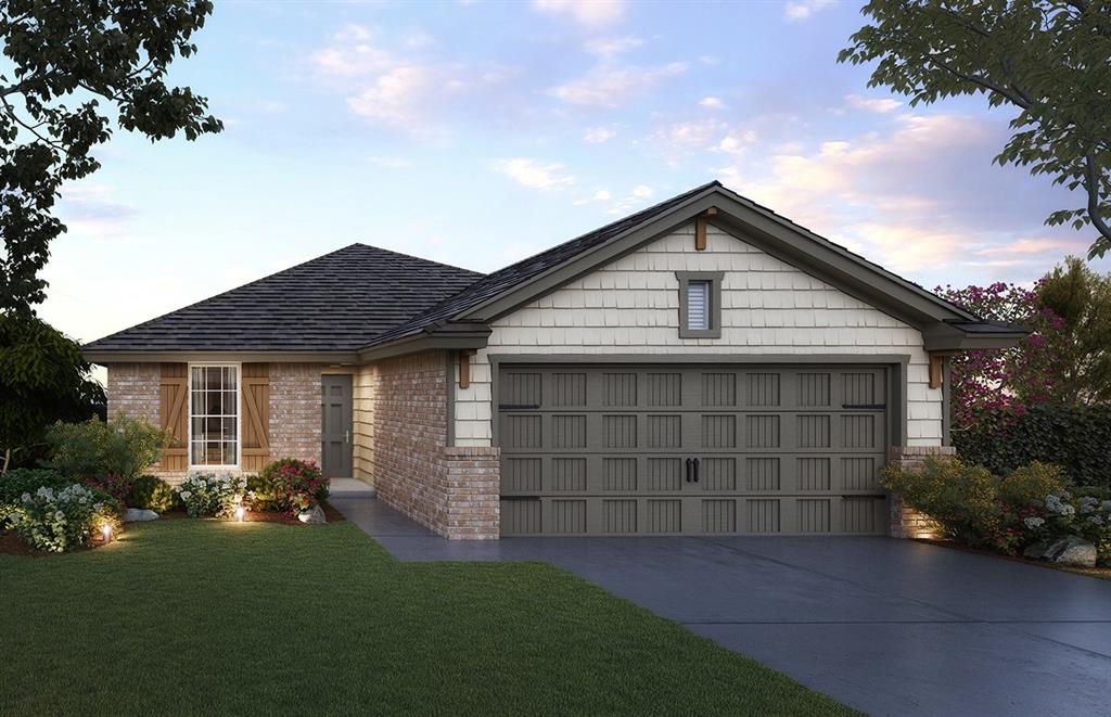 New construction home located in the desirable Eagle Cliff West community in Norman. Conveniently situated just minutes from the University of Oklahoma, Lake Thunderbird, Sooner Mall, I-35, and a variety of dining and shopping options. The neighborhood offers a community playground and an established residential setting.The Lexington floor plan features a thoughtfully designed single-story layout with an open-concept design that maximizes natural light and functional living space. The spacious living area flows seamlessly into the kitchen and dining areas, creating an ideal layout for both everyday living and entertaining.The kitchen serves as the heart of the home, featuring custom cabinetry, quartz or granite countertops, a kitchen island, and a stainless steel Samsung appliance package. The design combines style and functionality, offering ample workspace and storage.The primary suite provides a private retreat with a walk-in closet and full bathroom. Two additional bedrooms and a second full bathroom offer flexible space for family, guests, or a home office.Outdoor living is enhanced with an expansive back patio, providing additional space for relaxation and entertaining.Closing costs are covered, providing added value and making this an exceptional opportunity in a growing Norman community.Schedule your showing today for current construction status and availability.
