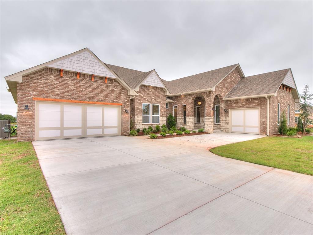 Just a stunning floor plan! You will be impressed the moment you drive up and then again when you walk through the front door! A beautiful wide hallway leads you to the massive living room featuring a wonderful fireplace with attractive built in shelving on either side. Wood tile runs throughout all of the main area. The kitchen is loaded with custom cabinets all the way to the ceiling, a huge island, thick quartz tops, under cabinet lights, floating wood shelving, stainless steel Samsung built-in appliances, a large decorative wood vented hood, huge island and much more! The pantry is amazing with lots of storage and even a sitting place! You will love the 12’ glass sliding doors that telescope open to the very large covered back patio. The primary bedroom is an oasis away from it all and has a quaint loggia running from the primary bathroom to the primary bedroom’s very own study, or personal space. The primary bathroom is beautiful with a large free standing tub, spacious walk in shower and roomy two sink vanity, enclosed water closet and tons of storage. Very large primary closet with window. So many details to this home! Outbuilding friendly!