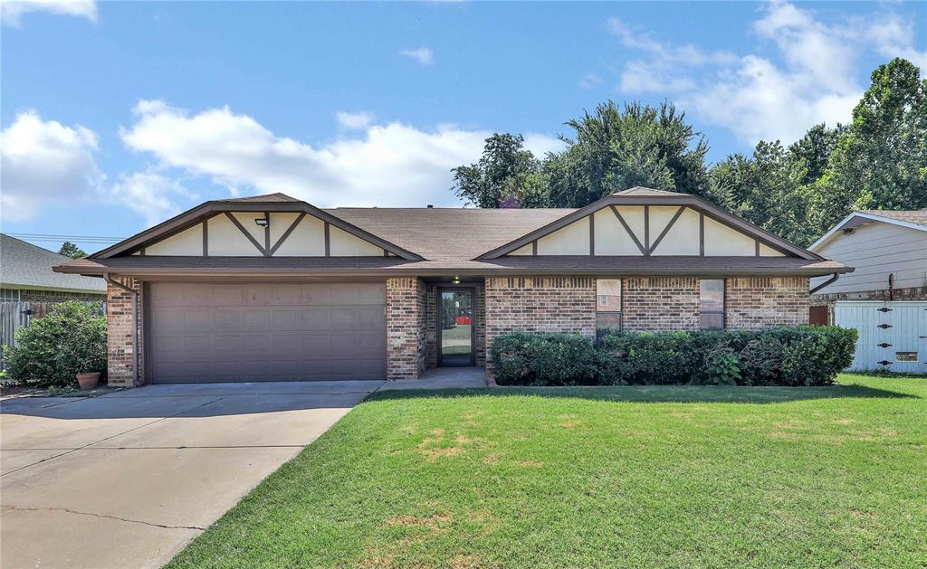 This home has been completely renovated! It has a fresh new look & feel with new luxury vinyl flooring through out & an open vibe. The kitchen sparkles with quartz counter tops , new cabinets & appliances. Home is located a quick Minute to Moore High school , Buck Thomas Park & more. Do you need storage ? This home has tons of storage & an extra storage shed in the backyard. Along with an adorable play house. Newer storm shelter located in the garage. Driveway has an additional side pull for boat or extra vehicle parking.