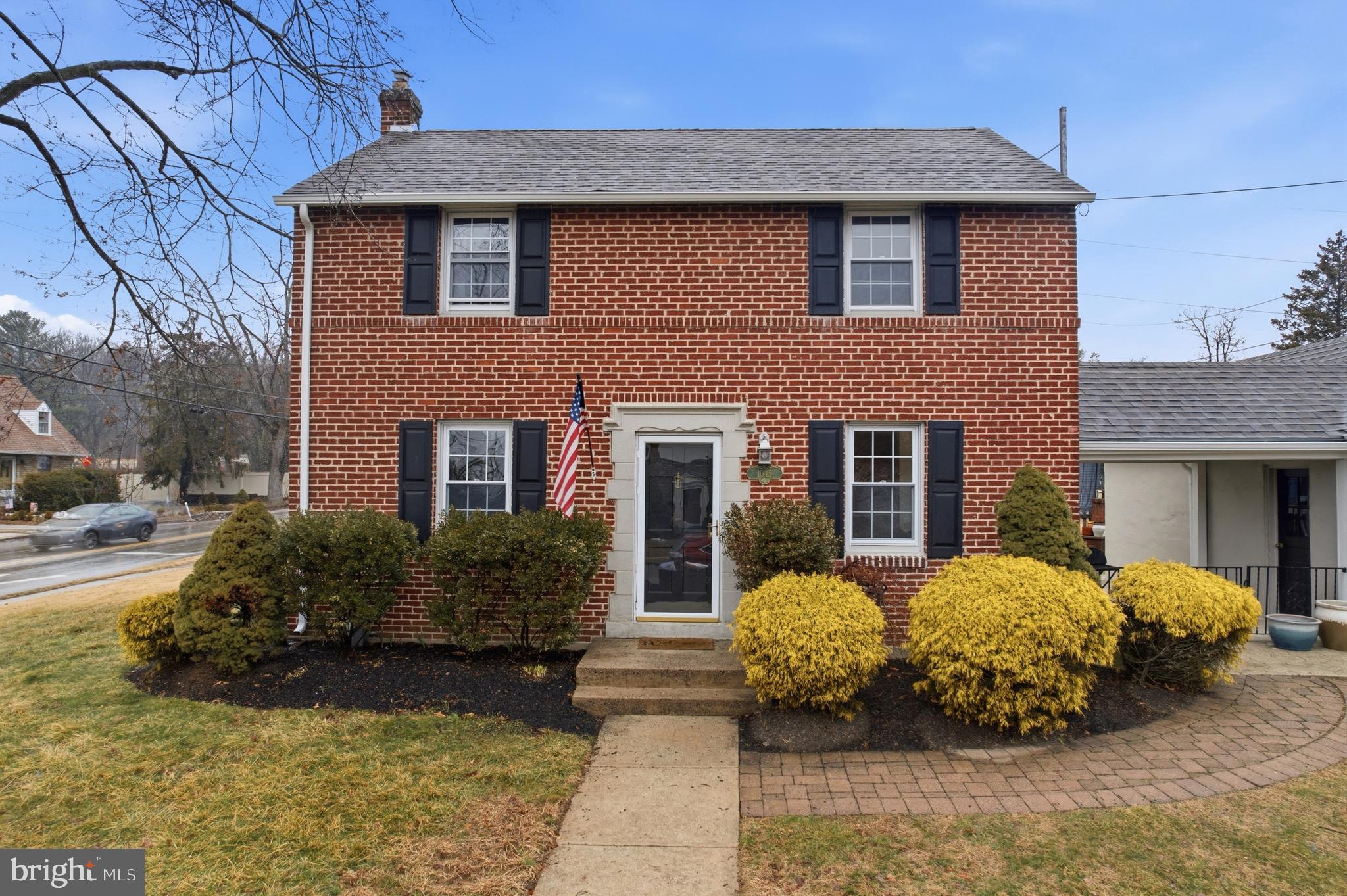You’re going to fall in love with 1045 Edgerton Rd in Secane, PA This meticulously maintained and landscaped brick colonial on a corner lot has highlights that include: 3 beds, 2 full baths, central air, a finished basement with bar, fenced back yard and garage! This home is move-in ready for your family to make it yours. As you enter you will be welcomed on your first floor by the: spacious living room & formal dining room w/ crown molding, chair rail, shadowbox trim work  & beautiful hardwood flooring.  And your well equipped kitchen has outside access to your level and private back yard. Heading upstairs your second floor features: three generously sized bedrooms and an upgraded center hall bath. Your finished basement features: a gas burning fireplace, a super cool wet bar for entertaining, full bath with tiled walk-in shower plus separate utility and laundry area. A breezeway and wonderful patio area connect you to your roomy one car garage. Your driveway features EP Henry accents and a connecting walkway out front. Your fenced back yard has a BBQ Pit, raised gardens and a private fire ring space for outdoor entertaining! Your next home has been freshly painted and the gutters have been recently replaced as well. This is one home you will not want to miss. Showings will begin at the first open house. **Offer Deadline of 4pm Monday 3/9/26. **