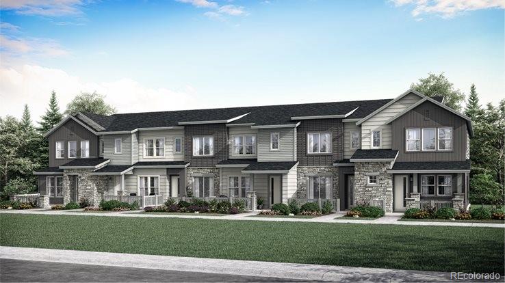 **Available with rates as low as 3.50 % when using builder’s preferred lender – terms and conditions apply – ask for details****Contact builder today about Special Financing for this home - terms and conditions apply**Anticipated Completion June 2026! Prepare for awesomeness!Low maintenance living in the gorgeous new Sky Ranch community. Just lock up and go. This brand new 2-story townhome in a 6-plex features 2 bedrooms, 2 baths, great room, kitchen, upper laundry, 1 car attached garage (rear alley entry) and conditioned crawl space. Gorgeous finishes and upgrades throughout including, slab quartz counters, luxury vinyl plank flooring, stainless steel appliances and more. Builder provides the latest in energy efficiency and state of the art technology with several fabulous floorplans to choose from. Energy efficiency, and technology/connectivity seamlessly blended with luxury to make your new house a home. Sky Ranch offers several fabulous plans to choose from. Current monthly fee subject to change. Homes with an alley are subject to an additional $27 per quarter. Photos are model only and subject to change. Floorplans may differ some from what is represented in the MLS.