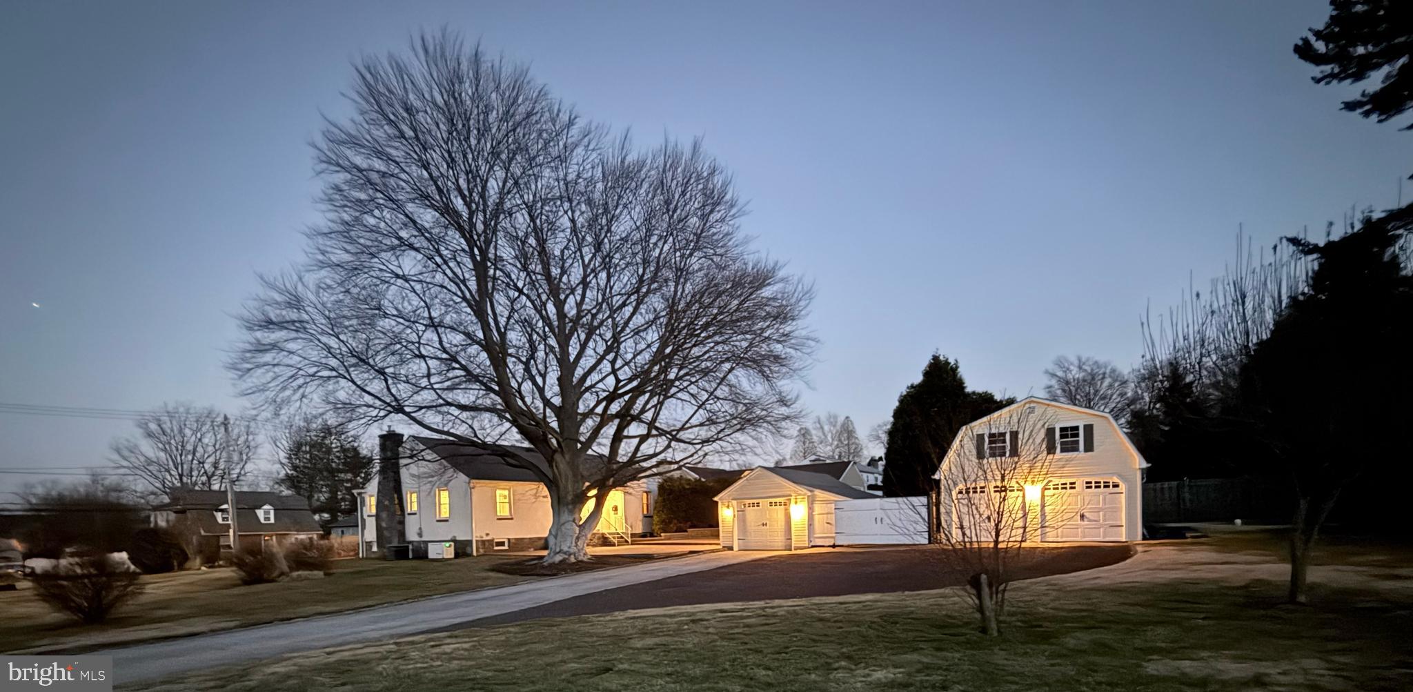 This stand alone three bedroom two bath home is on a large lot in the Tredyffrin-Easttown School District with room to grow, entertain, and store items like cars, boats, and trailers! You can access key destinations without driving: SEPTA R5 (Paoli Thorndale) Regional Rail, SEPTA 105 Bus, Radnor Trail, ACAC (Club LaMaison) Fitness, Edge Fitness, DanDan, Acme, Target, Wawa, Devon Horse Show, Devon Yards, and Starbucks. A 3-minute drive gets you to Trader Joe’s, Amazon Wholefoods, Downtown Wayne, and King of Prussia Mall. A 10-minute drive takes you to Town Center, Wegmans, I76, 422, 276, and Villanova University. A 35-minute drive gets you to Philadelphia International Airport, downtown Philadelphia Center-City, and University City. The home has an updated kitchen with granite countertops, an updated primary bathroom, and an open concept living area. Home is heated by natural gas, with an option of a pellet stove and gas hot water. A Generac whole-house gas backup system ensures uninterrupted services, plus house fan and ceiling fans throughout. Entertaining guests and relatives on the expansive patio. The sizable basement features a prep kitchen, a full bathroom and access from both the interior and exterior. There’s ample parking with a one-car garage with an additional storage room, a separate large two-story two-car garage with a second-floor loft, and a driveway for multiple vehicles. Between the garages you can store a trailer, boat, or other recreational equipment, all concealed from street view. Vegetable gardens are tucked away behind the garages. This home is ready for immediate occupancy or expansion. The building monogram and mailbox are excluded, as agreed upon with the previous owner.