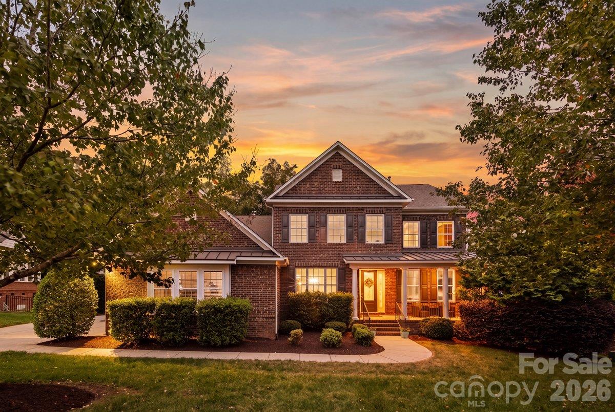 Nestled in the sought-after community of Weddington Trace Estates, this beautiful home sits on a lush, wooded & fenced .82 acre lot featuring a New Roof (2026), Refinished Hardwood Floors (Oct 2026) & a Primary Suite on Main level. This turn-key, open concept beauty is designed to impress with style, every day comforts & functionality. Step inside to discover high ceilings, arched doorways, and refinished hardwoods throughout most of main living areas. The heart of the home-a stunning gourmet kitchen with an expansive kitchen island, stainless steel appliances, gas range, and a large walk-in pantry—all opening seamlessly into a lovely breakfast room w additional cabinets & fabulous spacious great room anchored with a gas fireplace, inviting you to unwind or entertain. The main floor also boasts a luxurious primary suite designed as an ultimate escape. This retreat features an ensuite bath with a spa-like soaking tub, oversized shower & dual vanities complemented by his-and-her walk-in closets—offering unparalleled storage and organization. Beyond the primary suite, the main floor also boasts a formal dining room with coffered ceilings, a versatile office or additional bedroom with French doors, a well-appointed mudroom with a drop zone, and a large laundry room. Upstairs, you’ll find three generously sized bedrooms, two full baths, a loft, and a bonus/media room ready for movie nights, gaming marathons or fitness -the choice is yours! Step out onto the screened porch with skylights that feels like a private treehouse sitting high above while overlooking a secluded & wooded fenced backyard. Additional features: Rocking Chair Front Porch, 3-car garage with an extended driveway & endless storage space in walk-in attic. Large backyard perfect for a pool if your buyers desire to expand their outdoor living or as is to enjoy all all of natures beauty. Amenity rich community: enjoy a Clubhouse, Jr. Olympic Pool with Splash Pool, Tennis & Pickle Ball Courts, Game Courts, Scenic Walking Trails, Stocked Pond with Dock for Fishing. Cuthbertson School Cluster -Your dream home awaits—don’t miss the opportunity to make this one your own.