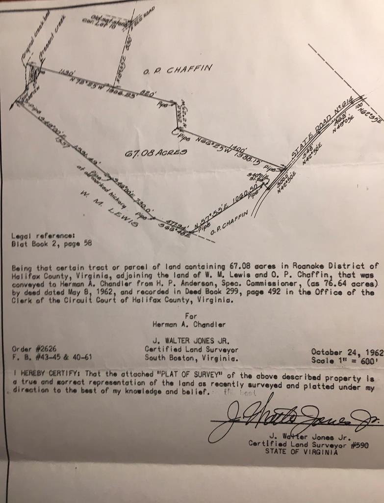 Farm and Land for sale in Halifax, Virginia, 67329