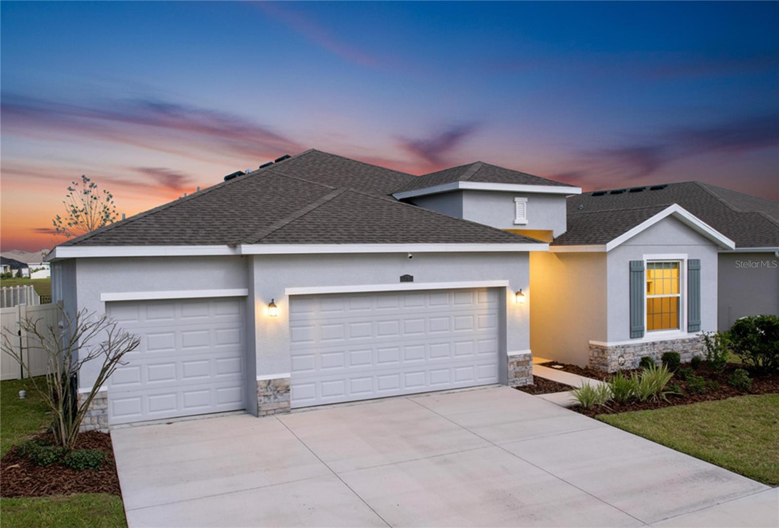 One or more photo(s) has been virtually staged. Located in the highly sought-after Mirada community in San Antonio Florida, this Hawthorne floor plan by DR Horton offers a rare opportunity to own a design that is no longer being built in this neighborhood. This well-maintained home features an open-concept layout with generous living space, a modern kitchen with ample cabinetry and counter space, and a split bedroom plan designed for privacy and functionality.The primary suite includes a spacious bedroom, two walk-in closets, and private bath. A fourth bedroom features its own en suite bathroom, making it ideal for multi-generational living, extended stays or guests who value privacy. Additional bedrooms provide flexibility for a home office or hobby space. The home also includes an indoor laundry room, fenced yard, attached three car garage and covered outdoor space overlooking a pond which is ideal for relaxing or entertaining.Mirada is known for its resort-style amenities, including the 15 acre Crystal Lagoon, miles of walking and biking trails and a full calendar of community events. This inland Florida location offers the benefits of coastal-inspired living without being in a flood zone, providing added peace of mind while still enjoying the Florida lifestyle.Conveniently located near major highways, shopping, dining, and medical facilities, this home offers comfort, functionality, and everyday convenience in one of Pasco County’s most desirable master-planned communities.