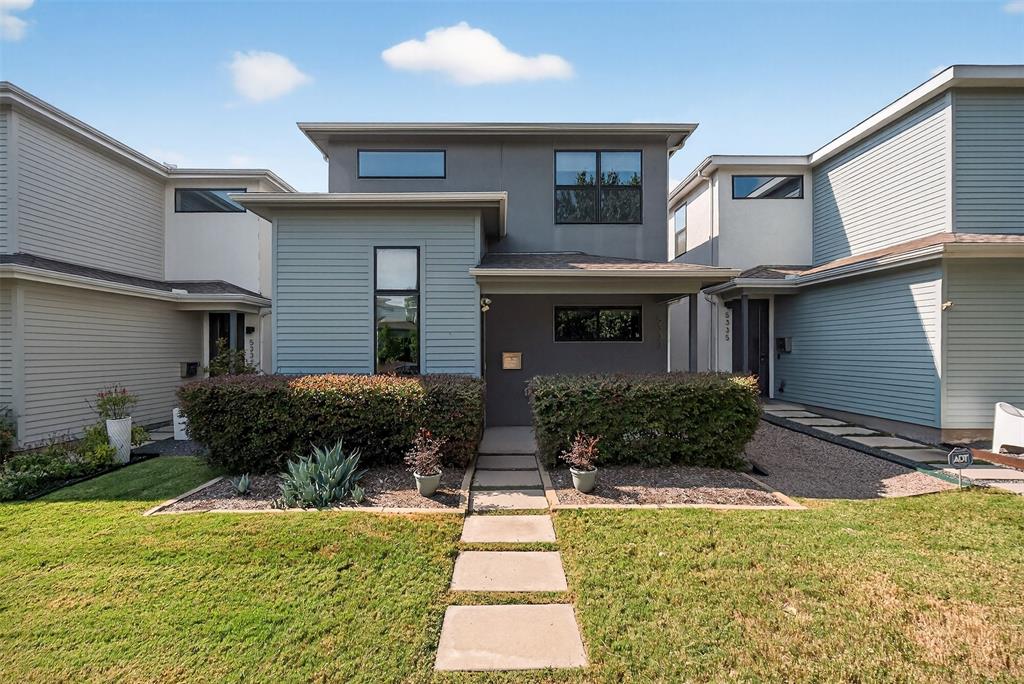 Modern style meets everyday convenience in this four-bedroom Dallas home, offering a flexible layout for work, guests, or play. Sunlit interiors feature tall ceilings, abundant natural light, and dual-pane low-E windows. The living and dining areas flow effortlessly into a chef’s kitchen outfitted with quartz countertops, ample storage, a generous island, and stainless steel appliances, a built-in bar, and wine fridge—perfect for entertaining or casual family nights. A cozy sitting area and a versatile downstairs bedroom, ideal as a guest suite or home office, complete the main level. Upstairs, warm wood floors lead you to a serene primary suite with a ensuite bath, dual sinks, and a walk-in closet. Two additional bedrooms, a flex room, a shared bath, and a full-size laundry room complete the second floor, offering both comfort and style for modern living. The backyard provides a private retreat with low-maintenance artificial turf, perfect for effortless entertaining year-round. Energy-efficient upgrades include Tesla 3kW solar panels, dual-zone HVAC, blackout shades, and a tankless water heater. Just steps from Glencoe Park, Greenville Avenue, and Mockingbird Station, with quick access to Downtown, SMU, and White Rock Lake, this home is also zoned to highly rated Mockingbird Elementary. A rare opportunity in one of Dallas’ most vibrant neighborhoods!