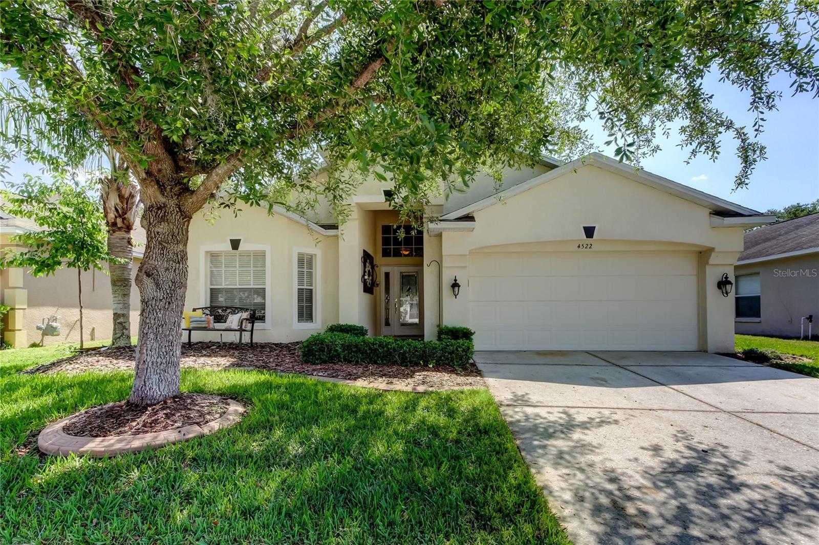 A must see, Beautiful 4-bedroom, 3-bathroom home located in the Hernando Oaks Community.  This charming home overlooks a natural pond, offering you a tranquil setting for your morning coffee or tea, as well as a peaceful setting in the evenings as you glide in your swing chair set between two trees, overlooking the water.  As you enter this captivating home through a beautiful glass front door, you walk into the open living area featuring vaulted ceilings, plant shelves, and a dining area perfect for entertaining. The heart of the home, the open & spacious Family/Living room also offers double sliding glass doors leading out to the rear porch, which overlooks an ample & shaded backyard. You can enjoy the softly lit gazebo, set with a table and chairs, or the covered, cozy sitting area of the back porch, which leads out to the stunning and newly paved area of the yard, all of which overlook the flowing, natural pond & Florida wildlife. The kitchen showcases spacious countertops, a deep, dual sink, a tiled backsplash, as well as a laundry closet. Piped gas services the dryer, oven/range, heat, and water heater.  In the front of the home sits a serene, cozy, reading room overlooking the front lawn, which can also be used as a guest bedroom, with the guest bathroom also located in the front of the home.  The second & third bedrooms, share a bright “Jack & Jill” bathroom.  The master bedroom has a large en-suite bathroom, with dual sinks, as well as a separate tub & shower.   It is highlighted by a spacious walk-in closet, as well as a private, single sliding glass door which also opens ontothe rear porch in the yard.  Hernando Oaks is a stunning Gated, Golf course Community offering The Grill up at the Clubhouse, as well as a brand new Pickleball Court.  It is conveniently located just minutes away from the charming streets of downtown Brooksville and it’s local shopping and dining options. It is also just off of US 41 for easy access to Tampa, as well as the International Airport. Don’t miss out! Call today to schedule your showing!