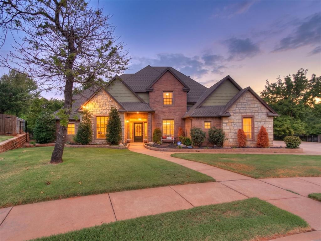 Set on more than half an acre at the end of a cul-de-sac, this home offers room to gather inside and out. Beautiful woodwork runs throughout the home, while a double-sided fireplace connects the living room and kitchen. The spacious kitchen features granite countertops and plenty of room for hosting. A large theater room with a bar adds another place to entertain.The office was remodeled in 2026 with new woodwork, flooring, and paint. The roof and exterior paint were also updated in 2026, and new flower beds brighten both the front and back yards. Out back, the quiet setting is ideal for evening get-togethers. Generous closet space, walk-in attic access, and a deep garage round out this inviting home.