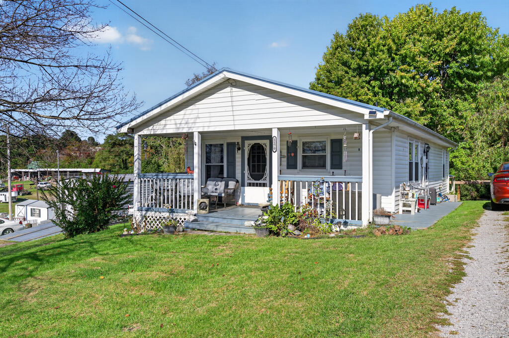 This 3-bedroom, 1-bath home offers comfortable living with an outdoor appeal. Relax on the inviting covered front porch and enjoy the convenience of town water and sewer. Recent improvements include a new metal roof and guttering installed in 2020, providing added value and peace of mind. The property also features a nice storage area for tools and equipment, along with a unique pergola and fire pit that create the perfect setting for outdoor entertaining and relaxing evenings. Whether you're a first-time buyer, downsizing, or looking for a low-maintenance home, this property is ready to welcome its next owner.