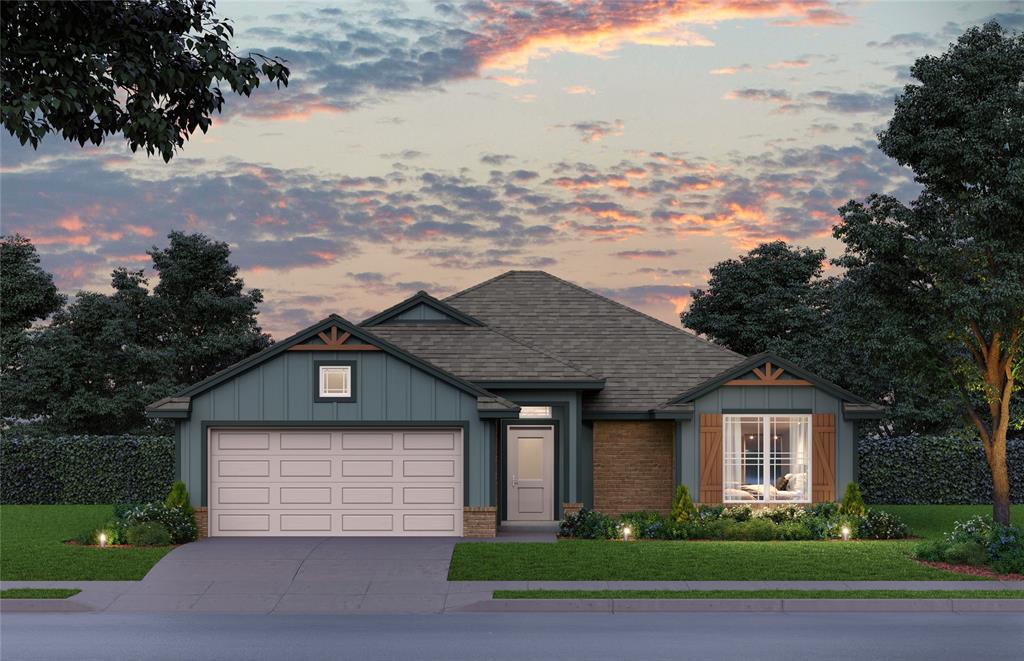 Introducing a charming three-bedroom, two-bathroom home that you won’t want to miss! This beautiful residence is designed for modern living and is currently under construction—call today to learn about its current stage! As you step into the spacious living room, you'll be welcomed by a cozy fireplace, creating the perfect ambiance for relaxation and entertaining guests. The open floorplan enhances the sense of space, allowing for seamless flow between the living and dining areas. The kitchen is a true highlight, featuring top-of-the-line Samsung appliances and expansive quartz countertops that provide ample space for meal prep and entertaining. With soft shut cabinets and a convenient breakfast bar, this kitchen is both functional and stylish, making it the ideal gathering spot for family and friends. The primary bathroom is a dream come true, showcasing a luxurious large soaking tub, a beautifully tiled shower, and separate walk-in closets that offer generous storage. Located just minutes from the University of Oklahoma, Lake Thunderbird, Sooner Mall, I-35, and numerous dining and shopping options. Bellatona also features a community playground and a welcoming neighborhood feel. Whether you’re a first-time buyer, or young professional, this home offers the perfect blend of comfort, location, and value. Call today to check construction progress and secure your home before it’s gone!