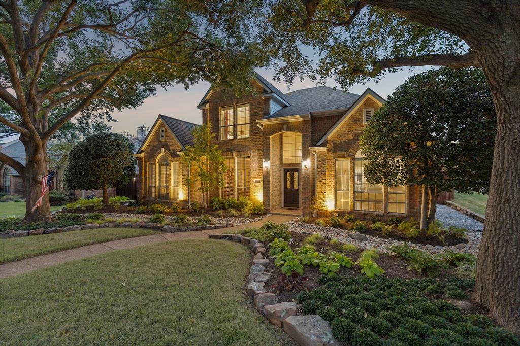 Welcome to 4429 Elmhurst Drive, where soaring entry ceilings introduce a light-filled, open floor plan. A private office is conveniently located at the front of the home, while the first-floor primary suite features an ensuite bath and roomy walk-in closet. The recently remodeled kitchen opens to the breakfast area and family room with fireplace, all offering views of the pool and outdoor kitchen. Abundant windows fill the home with natural light and create an inviting connection to the outdoor living spaces. Upstairs, the game room includes a small kitchenette ideal for entertaining. Walk-in attic access provides convenient storage, and the home is situated in the vibrant, active, sought after community of Highlands of Preston Ridge.  This home is near all the dining, shopping, and entertainment west Plano has to offer.  Don't miss this opportunity!