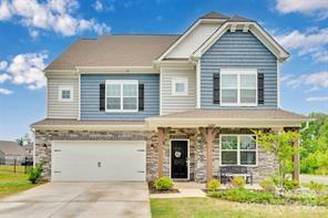 Location, good schools, every type of shopping within 2 minutes! Seriously! This open floor plan includes a walk-in pantry, beautiful counter tops, a gas range and the refrigerator will convey. Enjoy your meals in a separate dining room, or in the kitchen or outside on a large stone patio. You also have a dedicated home office/flex room on the main level. Upstairs you have 5 bedrooms and 3 full baths. The primary bedroom has a separate shower, a garden tub and double vanities. Loft area for family. The Sellers have changed all the lights.  This is a wonderful family home. The Sellers hope the new owners will enjoy it as much as they have raising their family.