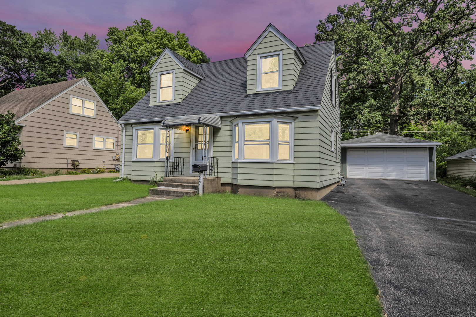 LOCATION! LOCATION! LOCATION! ONLY STEPS FROM REED KEPPLER PARK! Find yourself in the quaintest, most convenient, beautiful area of West Chicago. Just moments away from Turtle Splash water park, ARC Center, walking paths, downtown West Chicago, and schools! Quiet and serene street with wonderful neighbors. This charming Cape Cod home boasts four oversized bedrooms! First floor primary bedroom. Freshly painted with newly installed laminate flooring. Roof (2018) Furnace (2017) Water Heater (2025) Windows (2022). AC condenser available just needs installation. Rough-in completed for second bath.   Make 527 Fremont St. the place you call home!