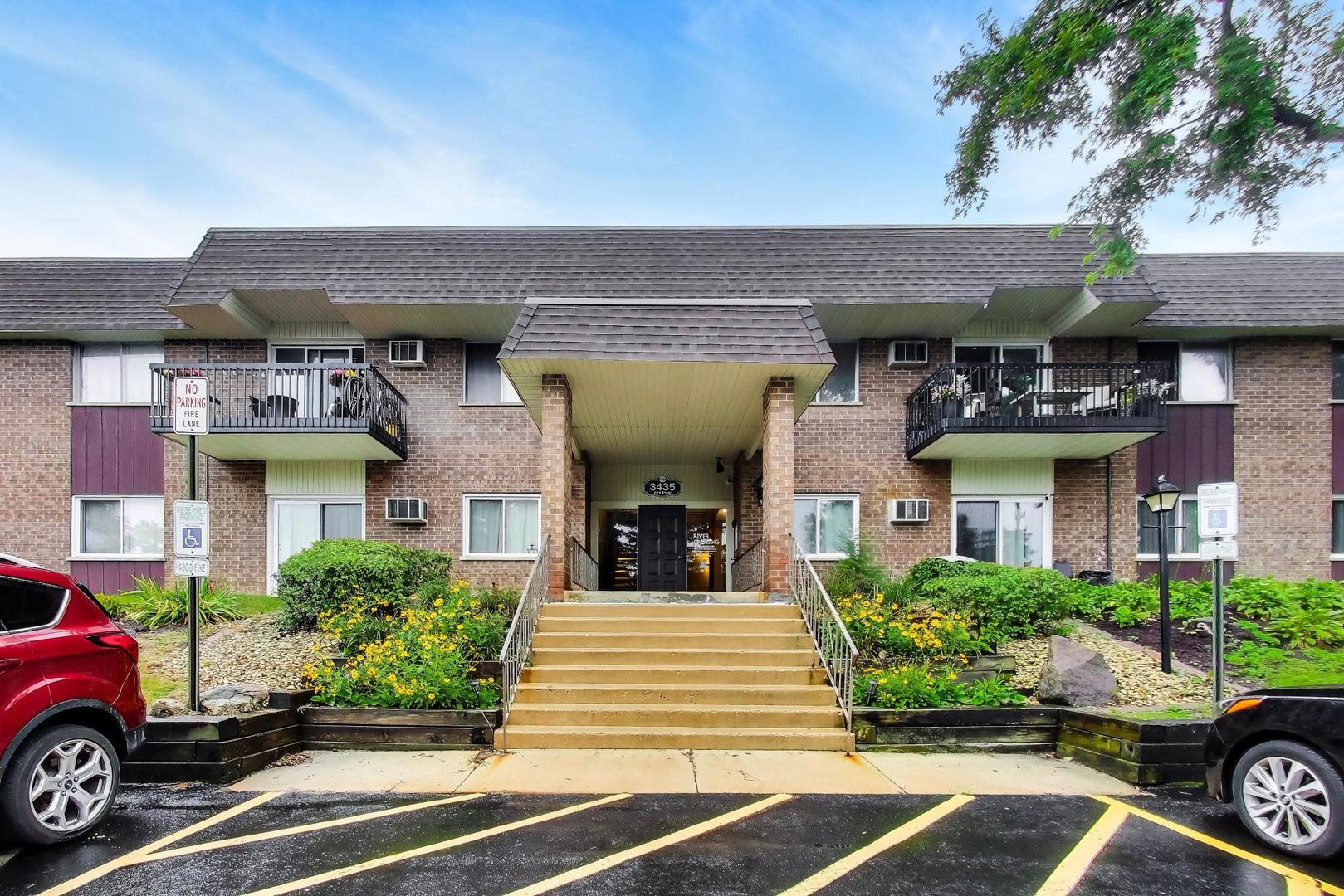 Welcome home to this meticulously maintained second-floor end-unit, offering an exceptional combination of space, natural light, privacy, and comfortable living. The thoughtfully designed open floor plan creates an inviting flow between the spacious living and dining areas, making this home ideal for both everyday living and entertaining. As an end unit, the home offers added privacy and an abundance of windows that help fill the living spaces with natural light.    The beautifully appointed kitchen offers an impressive amount of cabinet and countertop space, providing both functionality and room to prepare and entertain with ease. A custom wraparound breakfast bar is a standout feature, offering additional seating and creating a natural gathering space that opens seamlessly to the main living area.    The spacious primary suite provides a peaceful retreat at the end of the day and features a private en-suite bathroom and generous closet space. The additional living space is versatile and comfortable, offering plenty of room for guests, dining, and relaxation. Freshly painted bathrooms add a crisp, refreshed feel.    Step outside onto the private deck and enjoy your morning coffee, an evening beverage, or simply relax and take in the surroundings. Additional convenience is provided by a dedicated storage unit, offering valuable extra space for seasonal items and belongings.    Ideally situated with access to Downers Grove High School and all that the surrounding area has to offer, this well-cared-for end-unit combines comfort, functionality, and an inviting layout. A wonderful opportunity to enjoy easy living in a beautifully maintained home-nothing to do but move in and enjoy!