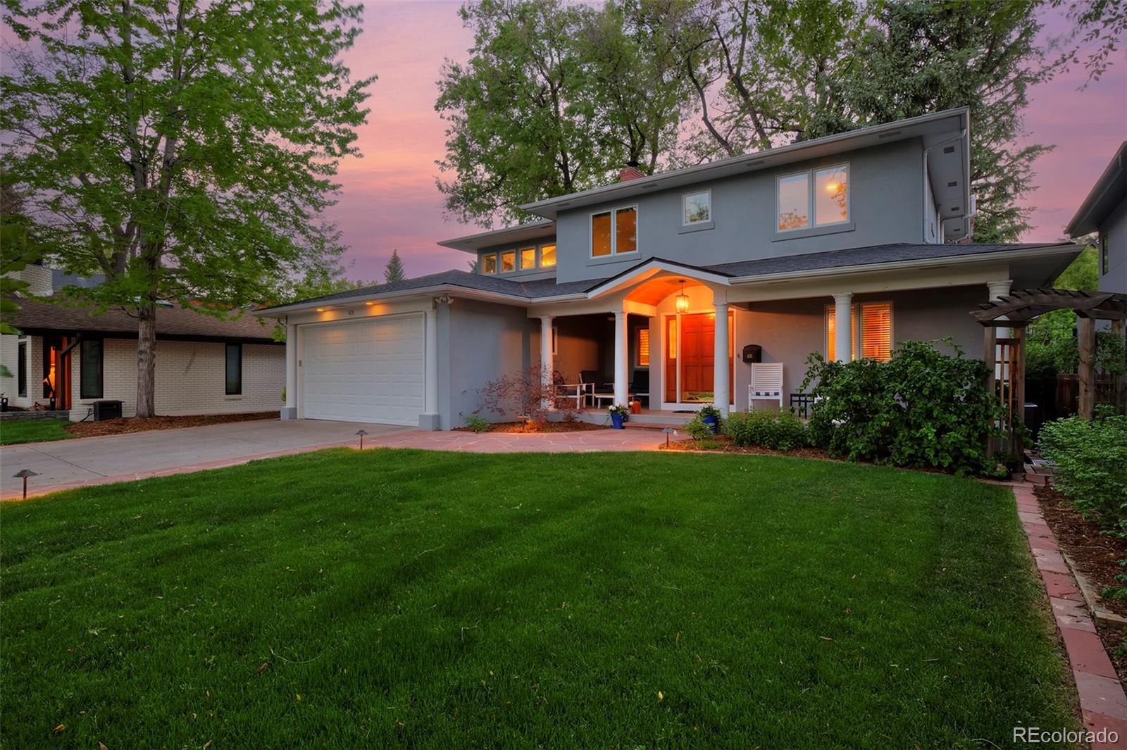 Open House Saturday, 5/16 11am to 1pm. Welcome to 435 Forest, a stunning residence perfectly situated in the heart of Hilltop! This move-in ready home has the ideal floor plan w/ 4 sizeable upstairs bedrooms & 2 bathrooms including an expansive primary suite complete w/ a 5-piece bathroom, walk-in closet & versatile retreat w/ space for a nursery, study or private fitness room. The heart of the home is a comfortably inviting main floor family room w/ a spacious media area & sun drenched breakfast area that flow into an open & functional kitchen featuring granite countertops, stainless appliances including a new double-wall oven, gas cooktop & bar seating. This space is perfect for game-nights, relaxing in front of the TV or entertaining w/ easy access through sliding glass doors to a backyard oasis complete w/ an extensive composite deck, mature trees, lush green grass, a bubbling water feature, chiminea & flagstone patio. A spacious formal dining room provides plenty of space for large dinner parties while a cozy living room has a rare wood-burning fireplace for chilly evenings. A main floor study offers valuable work-from-home space w/ an adjacent main floor bathroom. The basement of this home is fully finished w/ a media room, 5th bedroom, en-suite bathroom & laundry room complete w/ a convenient laundry chute! An attached 2-car garage, mudroom & attached gardening shed provides plenty of space for vehicle & gear storage while the long front driveway has additional off-street parking for guests. This home is ideally situated near the Denver Tennis Club which offers perimeter neighbors "fast-track" admission despite the 3-year waitlist & a kids camp for members and non-members alike. Walk from this location to 3 of Denver's best parks or take a short bike ride to nearby Cherry Creek or 9th+CO for some of the City's best shopping and restaurants. A central location provides a quick commute to Downtown Denver, DIA and DTC. Move-in ready & no rent-back required!