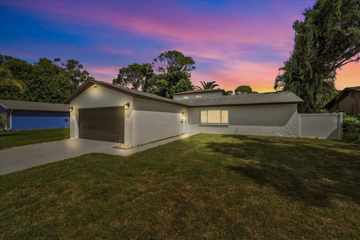 Fully Renovated and Move-In Ready! 
This beautifully renovated 3 bedroom, 3 bathroom home offers modern comfort and thoughtful design. Centrally located, the home features two spacious primary suites, perfect for multigenerational living or hosting guests. The stunning brand new kitchen is the heart of the home, complete with quartz countertops, sleek cabinetry, and all new appliances. 
Enjoy peace of mind with storm impact windows (2022) and the added bonus of being outside of a flood zone. New porcelain tile throughout first floor as well as vinyl plank on second floor. New epoxy on garage floor. Every detail has been updated, making this home a rare find in today's market!