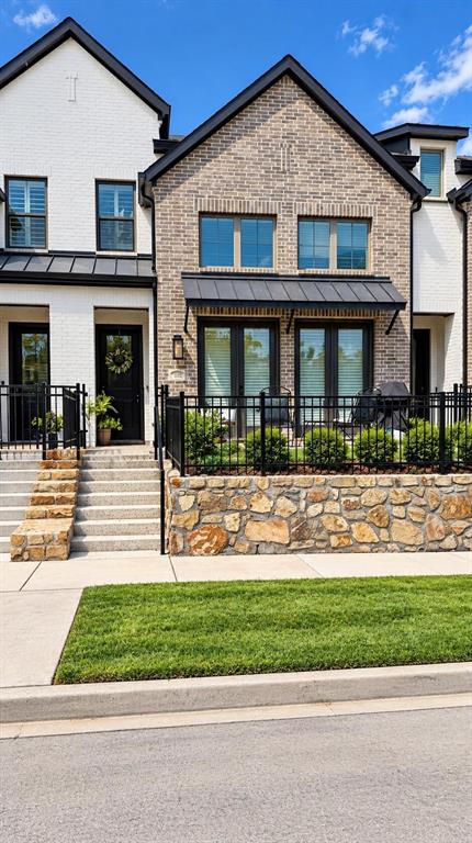 WOOD FLOORS THROUGHOUT, NO CARPET ANYWHERE, in this like-new 2025 townhome tucked into one of the quieter corners of Walsh Ranch just steps from the dog park. Stained cabinetry throughout, upgraded countertops and backsplash, and upgraded tile in every bathroom. The open kitchen features a gas cooktop and an island made for gathering. At 1,849 sq ft with 3 bedrooms, 2.5 baths, and a 2-car garage, this is true lock-and-leave living, with the HOA covering front yard maintenance and high-speed internet. Walk to resort-style pools, the athletic club, Village Market, maker space, and miles of trails. Zoned to Aledo ISD, with quick access to I-30 and downtown Fort Worth.