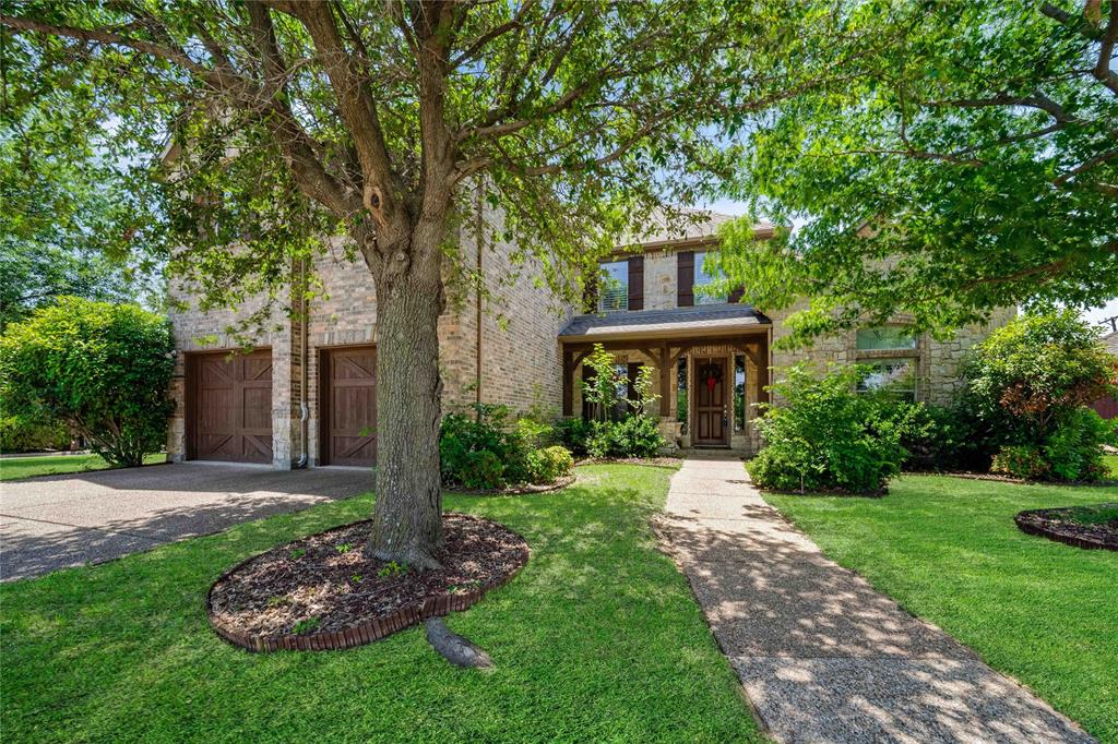 Step into luxury in this beautifully appointed 4-bedroom home located in one of Colleyville’s premier gated communities, complete with tranquil views of the community pond. Thoughtfully designed with elegance and functionality in mind, this home boasts a private office that easily doubles as a 5th bedroom—ideal for guests, in-laws, or a growing household. The spacious primary suite is conveniently located on the main floor, offering comfort and privacy.Movie nights just got an upgrade—enjoy the ultimate cinematic experience in your private theatre room featuring a projector, floor lighting, and a built-in kitchenette perfect for snacks and entertaining. From top to bottom, this home showcases upscale finishes, generous living spaces, and an effortless flow that suits both everyday living and stylish entertaining.Don't miss this rare opportunity to own a home that blends sophistication, comfort, and a prime location in one of Colleyville’s most sought-after neighborhoods. Luxury living awaits!