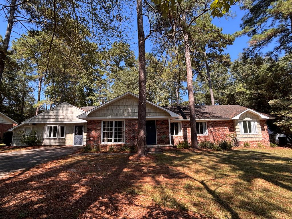 Situated in an established, traditional neighborhood, this brick ranch offers a single story design with plenty of room to grow, entertain or relax.  Well located, this property has good access to schools, medical facilities, recreation, the country club and beautiful downtown Thomasville's shopping and dining.  Inside this comfortable home, you are welcomed by an open floor plan that includes a wood burning fireplace, formal dining room, den and a breakfast room that extends the storage and counter space of the kitchen.  In addition to the three bedrooms and two bathrooms, a spacious flex room gives the option for a fourth bedroom, game room, home office or bonus room.  An attached, wired shed is perfect for storage, hobbies and projects.  Enjoy the outdoors unwinding under the covered patio, playing in the large, fenced yard or splashing in the sparkling pool.  Seller is a licensed real estate agent, GA license #303567.