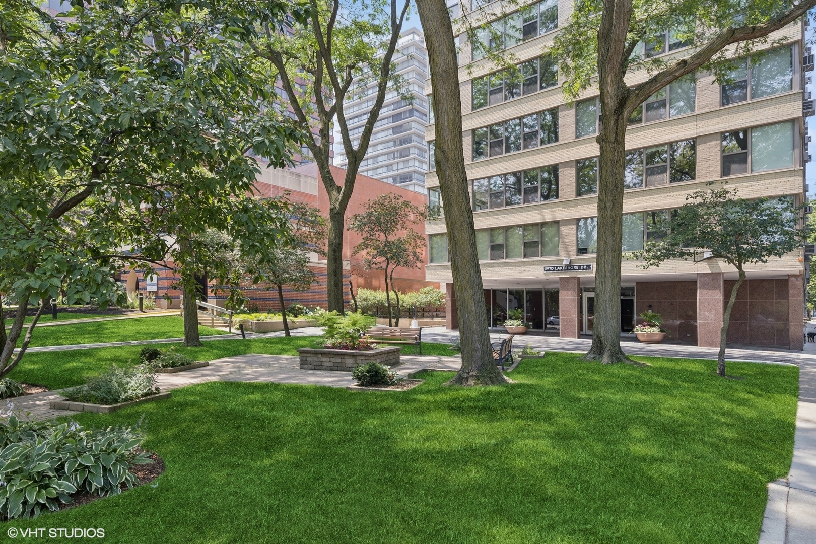 One-of-a-Kind Lakefront Luxury  Where elegance meets function-this stunning 2,385 sq ft residence is the seamless union of two redesigned corner units, now a single architecturally harmonious home with north, south, and east exposures showcasing breathtaking views. Every inch has been thoughtfully considered, from the custom built-ins that offer a place for everything, to the high-end window treatments that frame every room in quiet luxury.    Featuring 3 bedrooms+ den/study and 4 full baths, this home includes a steam shower, a two-person sauna, and generous storage throughout. The open layout is ideal for both entertaining and everyday living, while the sleek, functional finishes elevate the experience.    Residents enjoy an on-site fitness center, rooftop deck, and glass-enclosed solarium with panoramic city and lake vistas. Just outside your door, explore Belmont Harbor, Lincoln Park, acclaimed restaurants, boutiques, and vibrant lakefront paths. Public transportation is just steps away, offering the perfect balance of serenity and convenience.