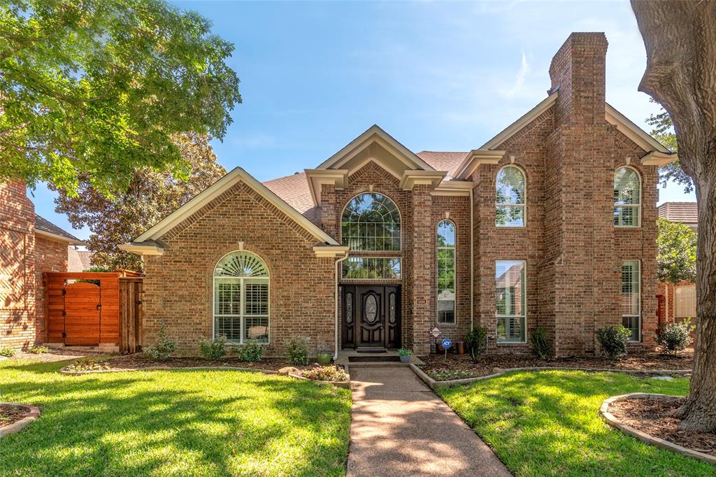 Fabulous private cul-de-sac property. Nestled just south of Gleneagles Country Club in the highly desirable Fairways of Gleneagles community, this beautifully updated five-bedroom, four-full-bath residence delivers style, comfort, and an exceptional layout.Marble foyer, crown molding lead you to this 5 bedroom, 4 bath home. 19 Ft. ceiling, wood floors in family room with built-in shelf. Gourmet kitchen with granite counter & island. Master with sitting area, 2nd bedroom & 2 baths down, 3 bedrooms with 2 baths up and media room or game room. POOL. entire first floor. Don’t miss it!