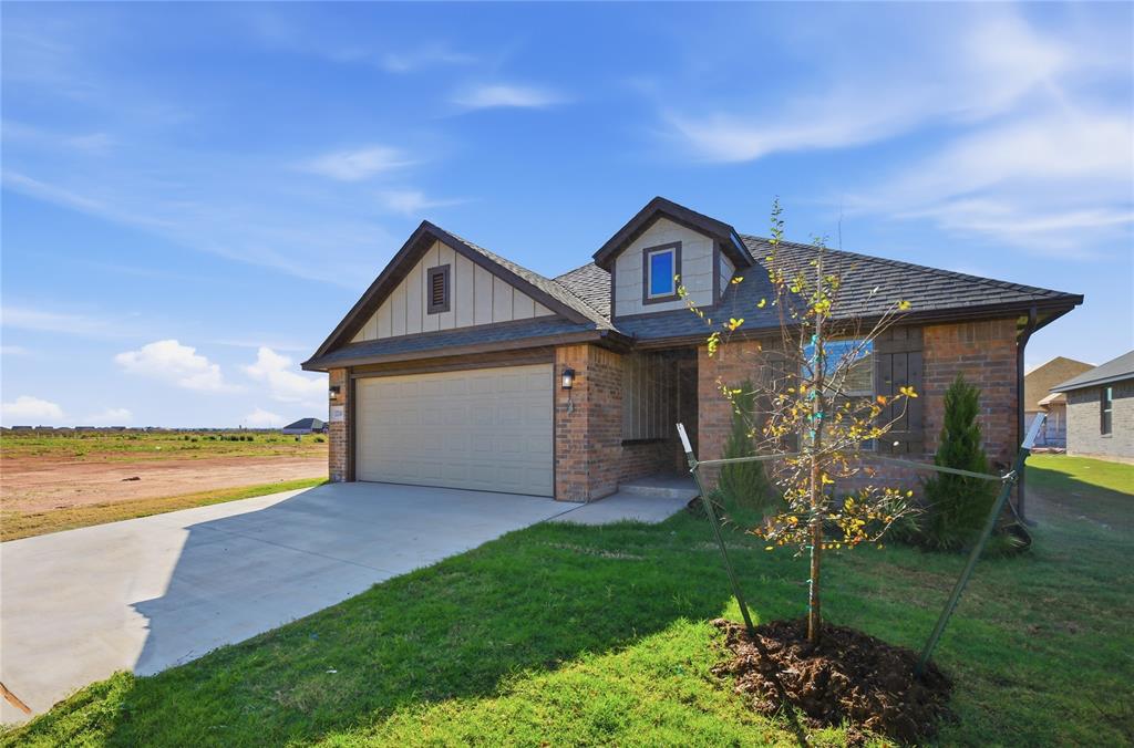 Lovely 4 bedroom home in a new neighborhood.  You enter into the living that has a gas log fireplace and is open to the kitchen/dining area.  Kitchen has SS appliance package with gas cooking.  Has a large island with room to sit at.  The master suite has a large bath with double vanities, large tub to relax in and a separate tile shower.  Then, a walk in closet that is amazing!  Home has 2" faux wood blinds in every window.  Includes a 6' wood privacy fence with a gate.  Listing Realtor is related to seller.  License 141829.  Buyer to verify schools.  Ask about builder paying up to 6% towards your closing costs or buydown.