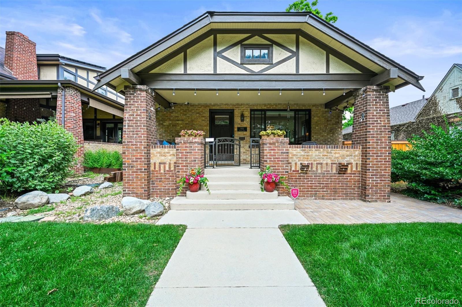 For the Buyer that wants a move in ready home, with high quality finishes in Wash Park. Welcome to your dream bungalow, where historic charm meets thoughtful, high-end updates. This beautifully maintained 3-bedroom, 3-bath home offers 2,284 square feet of sun-drenched, stylish living space on a picturesque, tree-lined street just blocks. Inside, you'll find rich hardwood floors, and oversized windows that flood the space with natural light. The open-concept layout is ideal for both entertaining and everyday living, centered around a stunning chef-inspired kitchen featuring premium Thermador stainless appliances, Quartzite stone countertops, gorgeous custom cabinetry, and a large island perfect for gathering. The spacious main-floor primary suite is a true retreat, complete with a spa-like en-suite bath, and direct access to the deck & backyard. Two additional bedrooms offer versatile space for guests, home office, or hobby use. Step outside to a private urban oasis with professional landscaping, a putting green, hot tub, and fully fenced easy care yard — designed for quiet relaxation or lively summer BBQs. But the real showstopper? The newly constructed, oversized detached garage with alley access — fully finished, heated, with a utility sink and massive attic storage, 430K in upgrades since 2022. New: paint, windows, walk-way, porch gate, front door, flooring, main floor and basement bath and laundry, custom walk-in closet, garage with heater and plumbing, insulation, putting green, faux turf, fencing, Fresh landscaping, and an unbeatable location just minutes from South Gaylord Street, Cherry Creek, and downtown Denver. This one truly has it all — charm, function, lifestyle, and one of the best garages in the neighborhood.