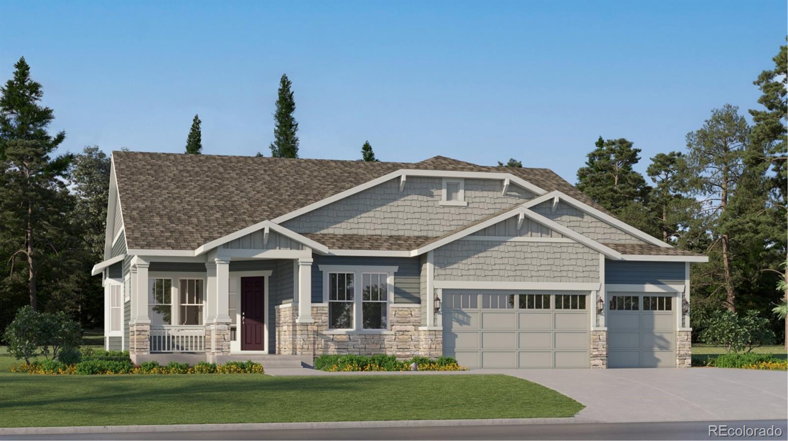 ****Contact builder today about Special Financing for this home - terms and conditions apply**Anticipated Completion June 2026! Gorgeous Ballesteros ranch plan in Macanta features 3 beds, 3 baths, study, formal dining room, great room, kitchen, unfinished basement & 3 car garage.  Beautiful upgrades and finishes throughout including luxury vinyl plank flooring, stainless steel appliances, covered deck and more. The best of Colorado living the latest technology. The builder provides the latest in energy efficiency and state of the art technology with several fabulous floorplans to choose from. Energy efficiency, and technology/connectivity seamlessly blended with luxury to make your new house a home. What some builders consider high-end upgrades, this builder makes a standard inclusion. You will not be disappointed. This community offers single family homes for every lifestyle. Minutes from Castlewood Canyon State Park and a short drive to Denver for dining, shopping, entertainment and other amenities. So much to see and do in this charming community – something for everyone. Washer, dryer, whole house blinds included with this home.  Photos and the Matterport 3D tour are of a model home and are provided for illustrative purposes only. Features, finishes, and layout may vary and are subject to change.