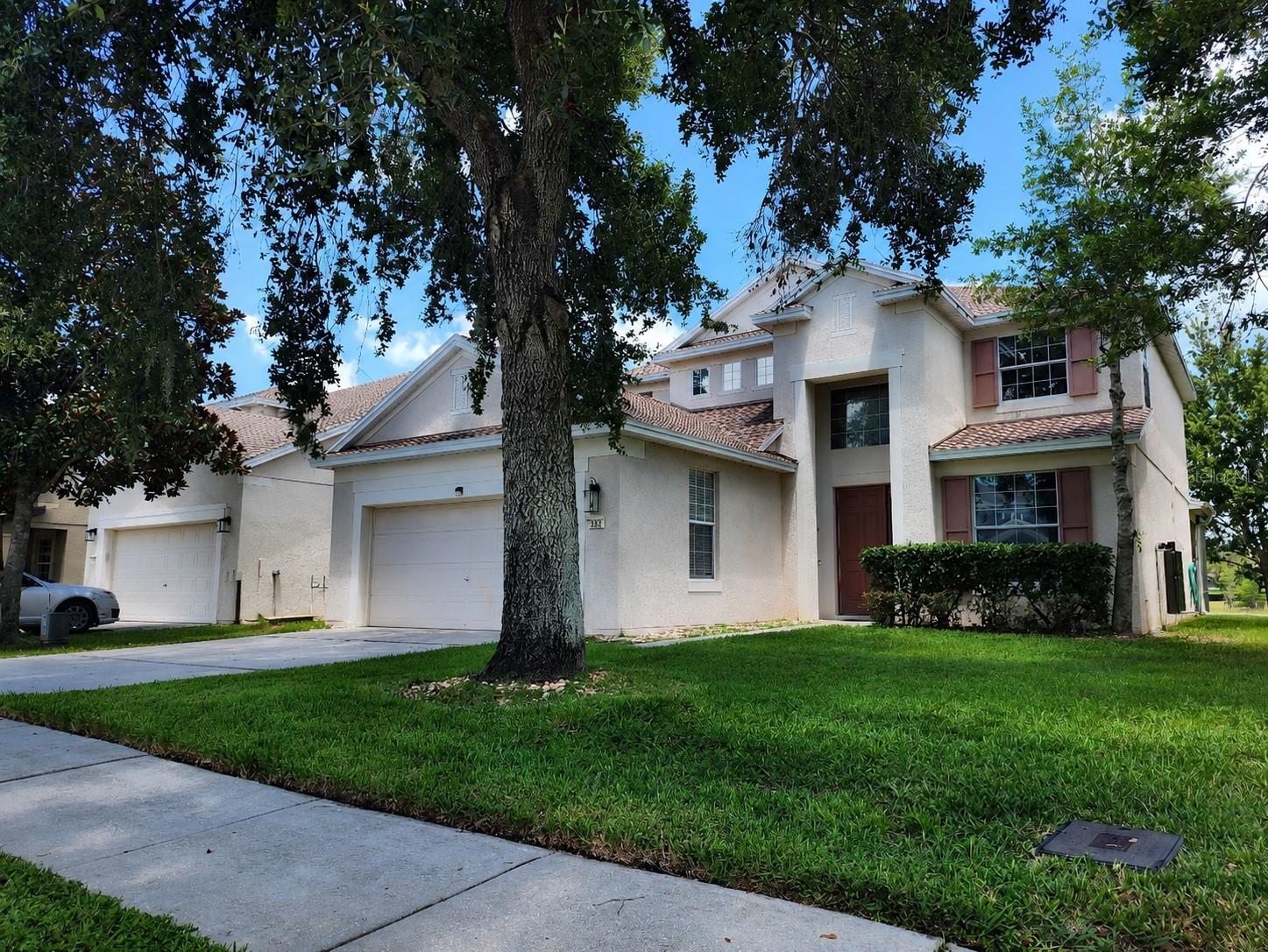 Welcome to this well-appointed 4-bedroom, 2.5-bath, 2 car garage home located in the desirable Trillium community in Hernando County. Conveniently situated just five minutes from the Suncoast Parkway with easy access to County Line Road, Ayers Road, and US-41, the property offers both accessibility and privacy, including no rear neighbors.Inside, the home features a two-story foyer with high cathedral ceilings and an open-concept layout that connects the main living area to a spacious kitchen. The kitchen includes granite countertops, new stainless-steel appliances, 42” wood cabinetry, tiled backsplash, under cabinet wine glass holder, and generous prep space suitable for everyday living and entertaining. The first-floor primary suite offers a walk-in closet, dual vanities, a garden tub, a separate shower and water closet. Also on the main level are a half bath, a laundry room with upper cabinets.Upstairs, you’ll find a flexible loft space that overlooks the downstairs living area, three additional bedrooms, and a full bathroom, providing plenty of room for family, guests, or workspace needs.Additional features include a bonus den/office with barn door, a small workspace under the stairs, a built-in entertainment center with an electric fireplace and LED lighting, a new roof installed in March 2025, and an A/C system from 2021. You will love the extended screened lanai, paved patio, and Hot Spa creating a comfortable outdoor setting for relaxing or entertaining.Community amenities include low HOA fees, a cabana resort style community pool, and well-maintained common areas. Thoughtfully maintained and updated, this home offers a functional layout, appealing upgrades, and a convenient location within Trillium.