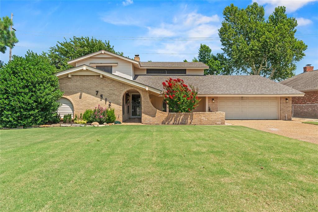 Open house Sunday 7/27/25 from 2:00-4:00. Space and comfort meet golf course living in this beautiful and well-maintained home! Step inside to discover interior custom wood shutters complementing original real wood parquet floors and high-end carpet throughout. With two spacious living areas, a formal dining room, and four generously sized bedrooms—including a downstairs master suite—this home is built for both relaxation and functionality. It also boasts a study area and a large utility room with its own half bath. Nestled right on Hefner Golf Course, the backyard views are hard to beat, and the home is tucked inside the sought-after Edgewater neighborhood. It has everything you need and more!