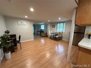 Welcome To This Very Spacious Apartment On The Lower Level Of A High Ranch. Features Include Kitchen With Gas Stove & Plenty Of Cabinet Space, Large Dining Area/Office Space, Living Room With Sliders To Backyard, Bedroom With Double Closet And Full Bath With Walk In Shower. Located Close To Stony Brook University, Shopping And Schools. Three Village School District. Can Be Delivered Partially Furnished. One Driveway Parking Space & Use Of Backyard. Utilities Included. Come Make This Your New Home!