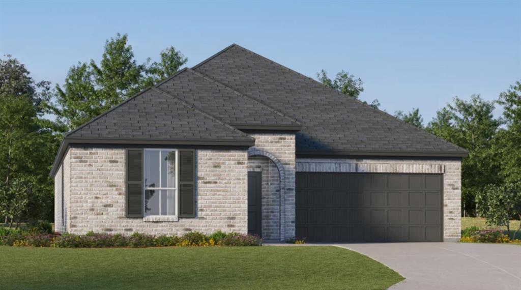 This single-story home shares an open layout between the kitchen, nook and family room for easy entertaining, along with access to the covered patio for year-round outdoor lounging. A luxe owner's suite is at the back of the home and comes complete with an en-suite bathroom and walk-in closet, while three secondary bedrooms are near the front of the home, ideal for household members and overnight guests. Prices, dimensions and features may vary and are subject to change. Photos are for illustrative purposes only. Everything's Included: Washer/Dryer, Refrigerator, Garage Door Opener; Closing Cost assistance available. Home is currently under construction with anticipated completion in December.