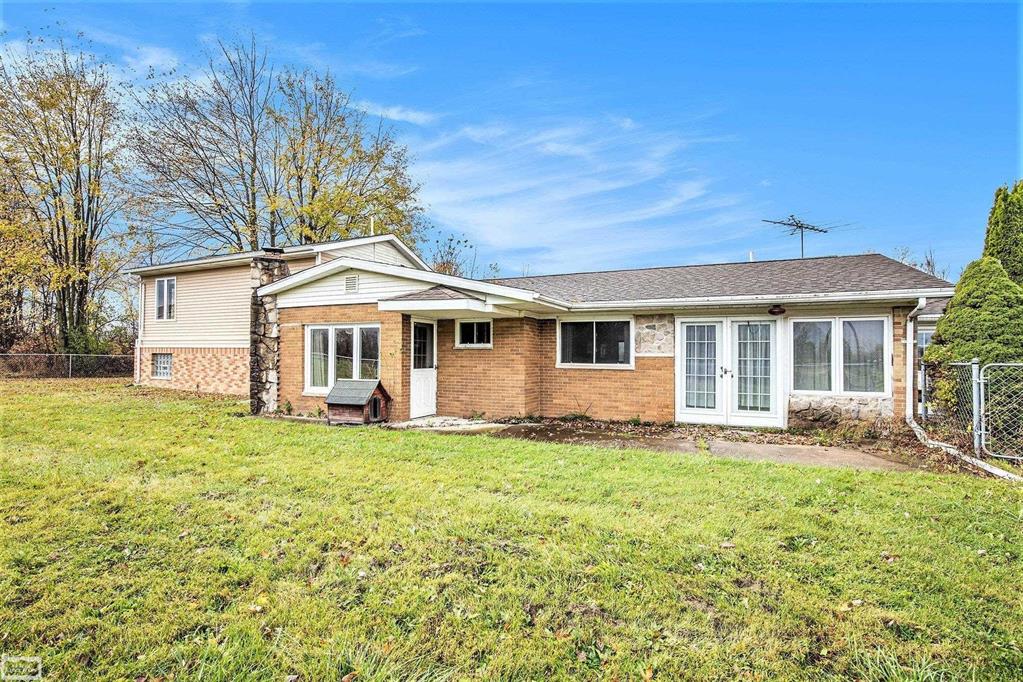 Discover the perfect blend of country living, privacy, and versatility with this exceptional 40-acre property in Riley Township. This rare offering includes a charming 1,600+ sq. ft. home, a spacious pole barn with horse stalls, a workshop/garage/airplane hangar, and even an established 2700'x90' grass air strip (known as Sharpe's Strip 2E2)-ideal for aviation enthusiasts, hobby farmers, or anyone seeking a peaceful rural retreat.   Step inside the well-maintained home featuring 3 bedrooms, 2 full bathrooms, 2 fireplaces, comfortable living spaces, and picturesque views of the surrounding countryside. Large primary bedroom with full bathroom and walk in closet. The home conveniently has 2 furnaces and 2 A/C units, on-demand/tankless hot water and a sump pump.   The property has 2 outbuildings (pole barn and workshop/garage) provide plenty of room for animals, tools, equipment, vehicles, and creative projects. Pilots will appreciate the grass airstrip and hangar, offering the convenience of flying directly from home. The 40 acres of land include a mix of open fields and mature trees-perfect for farming, recreation, or simply enjoying nature's beauty.  Located in desirable Riley Township, this property offers a peaceful rural setting with convenient access to nearby Memphis and Richmond, great schools, and highways.