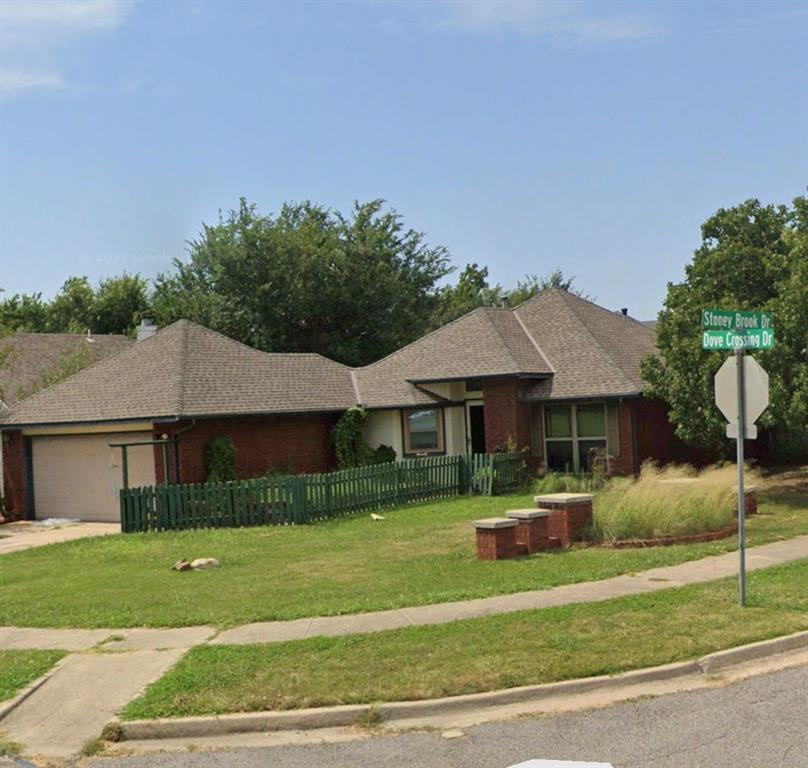 Welcome to this adorable home on a large corner lot. Easy access to I-35, shopping and dining. Master bedroom has sliding glass door going out to patio, large closet & bath with new shower. Office/study can be converted back to 3rd bedroom. The roof is 5 years old. Flooring has been updated. Location, location, location!