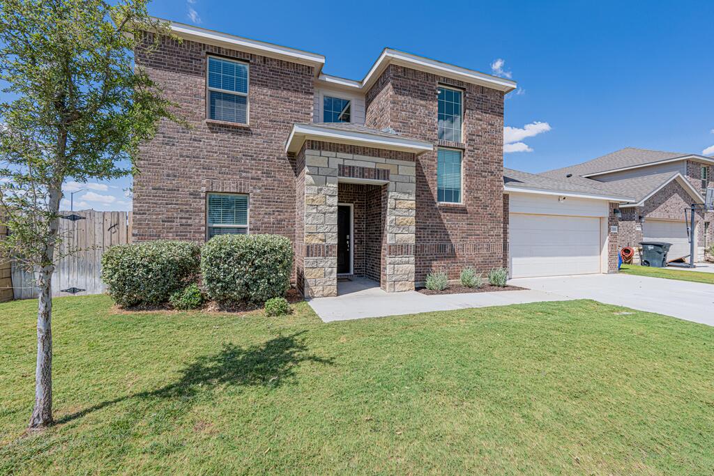 Like NEW spacious two-story home offering 2,825 sq. ft., 4 bedrooms, 3 bathrooms, formal dining, and an office currently used as a 5th bedroom with a large barn door. Enjoy a cozy fireplace, open layout, large walk-in pantry, and a primary suite with two walk-in closets. Upstairs, a huge loft currently serves as a play area. Outside, enjoy a covered patio and large yard. HOA amenities include multiple pools, walking trails, and a park, with one pool just next door!