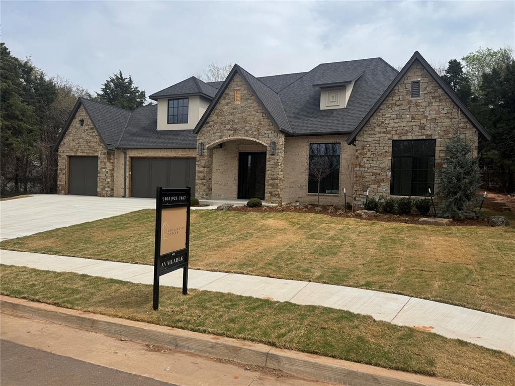 *Owner/ Licensee. Welcome to this stunning new construction home in the desirable Autumn Ridge addition, offering 3,650 square feet of thoughtfully designed living space. This spacious residence features 4 bedrooms, 4 full bathrooms, a dedicated office (which can easily serve as a 5th bedroom), and an upstairs bonus room—perfect for a media space, playroom, or guest retreat.From the moment you step inside, you’re greeted by a striking white oak staircase and beautiful white oak accents on the entry wall, setting the tone for the craftsmanship and style found throughout the home. The open-concept layout seamlessly blends comfort and functionality, with high-end finishes, abundant natural light, and attention to detail in every room. The gourmet kitchen flows effortlessly into the main living area, creating an ideal space for entertaining and everyday living.The private primary suite serves as a true retreat, highlighted by elegant white oak ceiling accents, along with a luxurious en-suite bathroom and generous closet space. The thoughtfully designed floor plan also includes a guest bedroom with its own en-suite bathroom—perfect for visitors or multi-generational living.Each additional bedroom is well-sized with access to beautifully appointed full bathrooms, ensuring comfort and privacy for family and guests alike.With its versatile layout, upscale design elements, and prime location in Autumn Ridge, this home offers the perfect balance of style, space, and convenience.