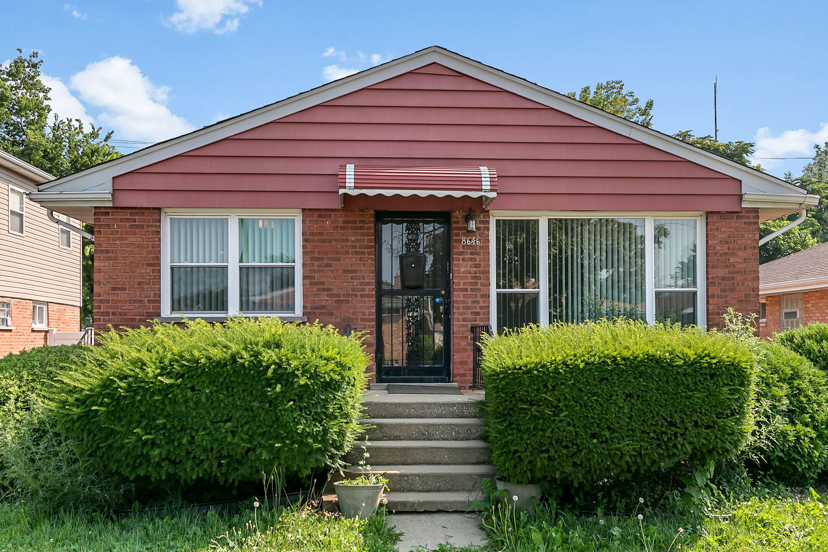 This Beautiful 3BR/2BA bungalow located in the sought-after Avalon Park community is approximately 1,176 square feet and features three bedrooms and two bathrooms. The property boasts hardwood floors throughout the main living areas. The kitchen and bathroom have new ceramic tile flooring, and the kitchen is equipped with wooden cabinets, dishwasher, and stove.  The partially finished basement provides additional living space. The front door features a stained-glass window, adding a unique architectural element to the home.      The primary bedroom is a comfortable, providing ample room for a bed and other furnishings. The two additional bedrooms are adequately sized for a variety of uses, such as guest accommodations or home offices.  All three bedrooms include generous sized closets.      The two bathrooms are clean and functional, with the potential for personalization to suit individual preferences. The partially finished basement could be transformed into a rec room, home gym, or additional living area, depending on the new owner's needs and vision.      The hardwood floors throughout the main living areas contribute to the home's warm and inviting atmosphere, while the stained-glass window in the front door adds a touch of charm and character. Off-street parking is available in the driveway for up to three cars.      Overall, this property offers a well-balanced living space with the potential for customization and personal touches and will be sold As-Is.  Bring your cash or pre-approved buyer today, as move-in-ready homes in Marynook do not hit the market often!