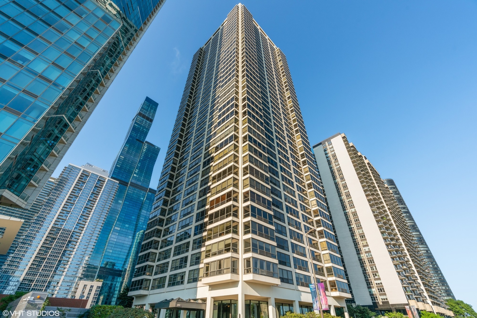 OGDEN SCHOOL DISTRICT! WALK TO THE MAG MILE,ART INSTITUTE, MILLENIUM PARK, LAKE MICHIGAN & EVERYTHING THE NEW EAST SIDE HAS TO OFFER INCL THE RIVERWALK & NAVY PIER FROM THIS NEARLY 1500+SQFT 2BD/2BA HOME W/SWEEPING CITY/SKYLINE/LAKE VIEWS FROM EVERY ROOM IN PREMIER ULTRA-HIGH AMENITY BUILDING WITH INDOOR POOL,24/7 DOOR STAFF,WORKOUT FACILITIES, SUNDECK, PARK SPACE,ETC;GRACIOUS ENTRY FOYER LEADS TO GRANITE/SS EAT-IN KITCHEN W/FULL-HEIGHT BACKSPLASH THAT OPENS TO A LARGE LIVING ROOM W/ SEPARATE DINING AREA PERFECT FOR ENTERTAINING; 2 FULL BATHS T/O INCL PRIMARY SUITE W/OVERSIZED VANITY & LINEN CLOSET; INCREDIBLE CLOSETS T/O INCL PROF ORGANIZED CLOSET IN PRIMARY SUITE; RARE IN-UNIT W/D & ASSESSMENTS INCL AIR CONDITIONING/POOL/AMAZING SUN DECK/24-7 DOOR STAFF/INTERNET/CABLE TV ETC - LITERALLY EVERYTHING BUT HEAT & ELECTRICITY; EXTREMELY WELL-RUN BUILDING WITH NEARLY $6M IN RESERVES; ADDITIONAL PRIVATE STORAGE & PARKING SPACE IN ATTACHED/HEATED GARAGE INCLUDED!