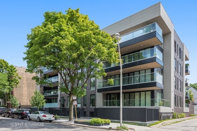 Welcome to the heart of East Lincoln Park on a cul du sac street in an intimate 13-unit boutique elevator building. Only 2 units per floor with semiprivate elevator entrance. Sleek and Sophisticated finishes thru out this 3rd floor west facing bright home. Extra wide corner home with floor to ceiling windows. This 2 bedroom plus den 2 bath home boasts hardwood floors, chef's kitchen with Archiseto custom cabinetry, Subzero and wolf appliances and quartz countertops and breakfast bar. Gorgeous Built-Ins located in Den and Primary Bedroom. The primary bedroom has large built out walk in closet and the attached primary bath features huge walk-in steam shower with handheld and rain forest shower head.  Double vanity with and a plethora of storage options.   In unit washer dryer.  Amazing west facing 23 x 10-foot covered terrace with a gas line hook up for grills.  Semi Private Garage parking included. Thoughtfully conceived open floorplan for your easy lifestyle and entertaining. A short walk  to Marianos, Movie Theatres, Apple Store, and all of the restaurants in Lincoln Park and Old Town. 2 blocks to public transportation.  Rarely available home in this wonderful healthy building.  Show this home with pride!!!