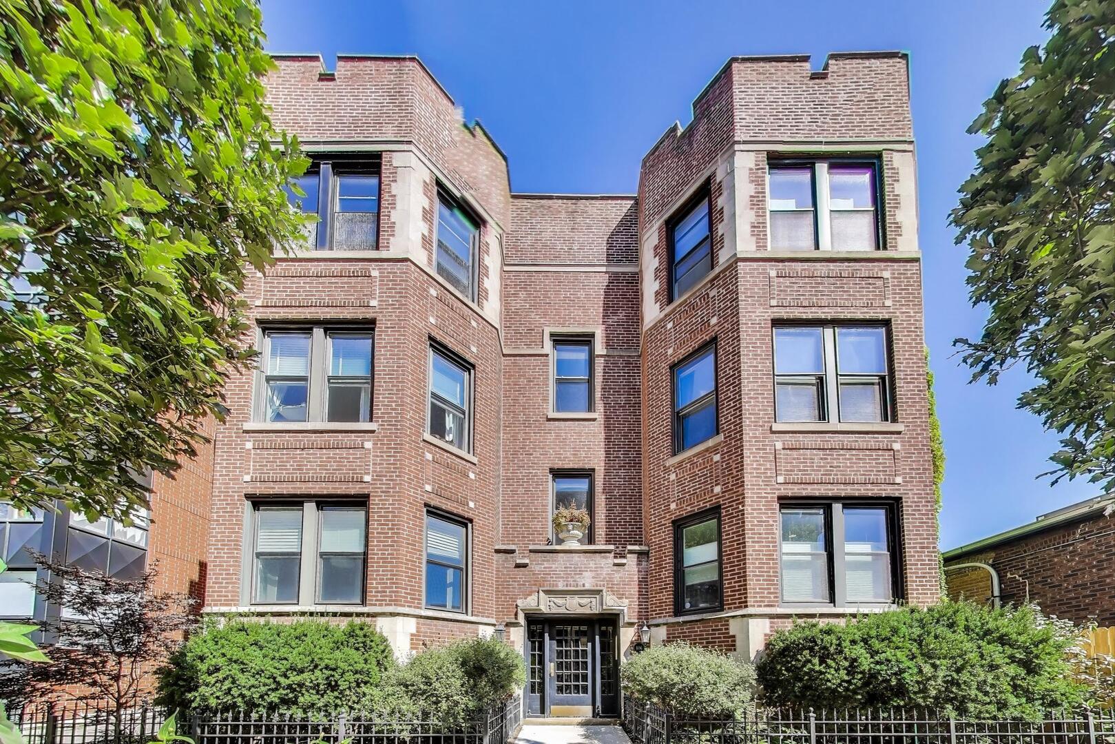 ** Multiple offers received best and final due Sunday at noon! ** Chic, sunlit, and steps from the lake-welcome to East Lakeview living! This stylish 2-bedroom, 1-bath condo sits on a quiet, tree-lined street in one of the neighborhood's most desirable boutique buildings. Meticulously maintained and pet-friendly, the building offers a private backyard, rare private garage, and a warm sense of community you won't find in high-rise living. Inside, enjoy incredible natural light from three sides-thanks to being perched above neighboring buildings-and views framed by a lush tree canopy that adds privacy without sacrificing sunlight. Brand new motorized shades (2025) add modern convenience to the sun-drenched living space. The remodeled entertainer's kitchen opens seamlessly into a designated dining area, complete with a built-in dry bar and beverage fridge. Other features include in-unit laundry, updated flooring, and an extra-large second bedroom with a connected office/den, ideal for work-from-home needs or extra living space. Enjoy morning coffee on your private deck, host gatherings in the beautifully landscaped shared yard, and explore everything East Lakeview has to offer-just one block from Lake Michigan, near the award-winning Nettelhorst School, and steps from the neighborhood's best restaurants, shops, and public transit. This one truly has it all-exceptional location, rare features, and unmatched charm. Don't miss it!