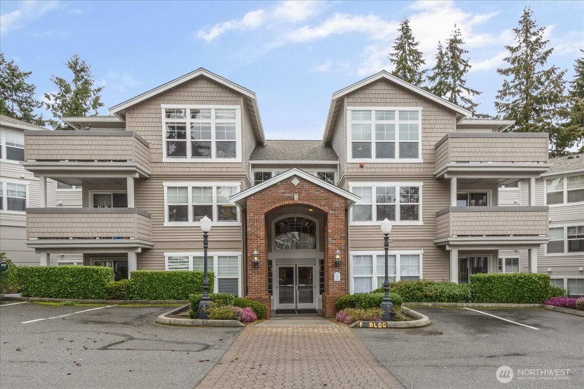 Nestled within a tranquil and well-established gated neighborhood, this one-bedroom, 1.5 bath, 1,111 sqft condominium, minutes from downtown Edmonds, offers an open layout with a cozy gas fireplace, dining area, and a stylish kitchen with gas cooktop, granite counters, and stainless steel appliances. The tranquil primary suite features a 5-piece bath, a custom walk-in closet, and serene views of lush landscaping. Step onto your expansive covered patio, ideal for year-round entertaining. Enjoy TWO secure, reserved parking spaces, convenient storage just outside your front door, and access to Edmonds shops, restaurants, and waterfront. Manicured grounds and warm community vibe, Montclair is more than a home--it's your private retreat.