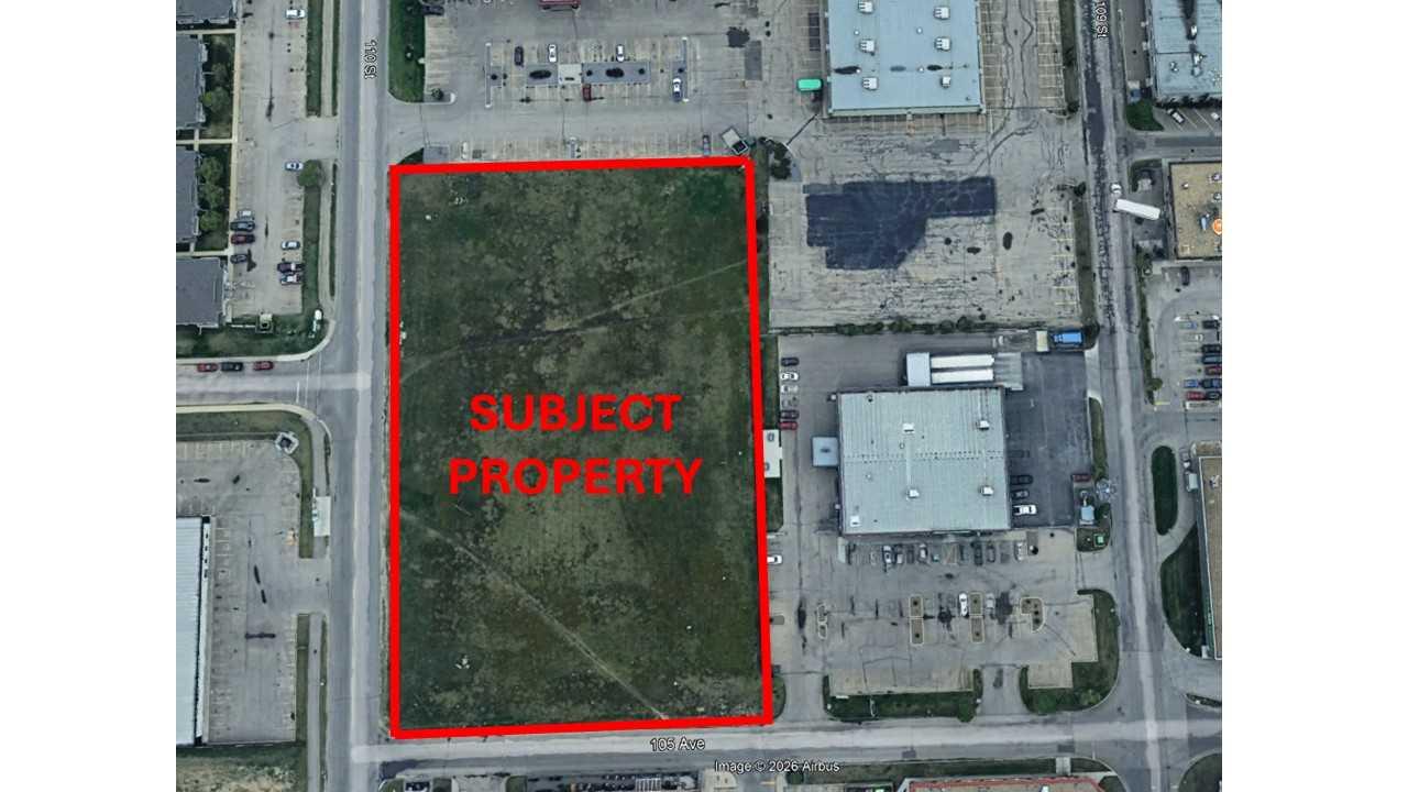 One of the last vacant parcels available in Gateway. This 3.48 Acre parcel features a great location with easy access to the  Grande Prairie Regional Hospital, new Maskwa Medical Center opening in 2027, a wide range of restaurants, and extensive options for shopping and entertainment alike all within walking distance of subject property.  To name a few they include Save-on Foods, Walmart, Staples, London Drugs, Great Northern Casino, Cineplex Odeon Theatres, and Northwest Polytechnic.  DC Zoning offers a range of development opportunities.