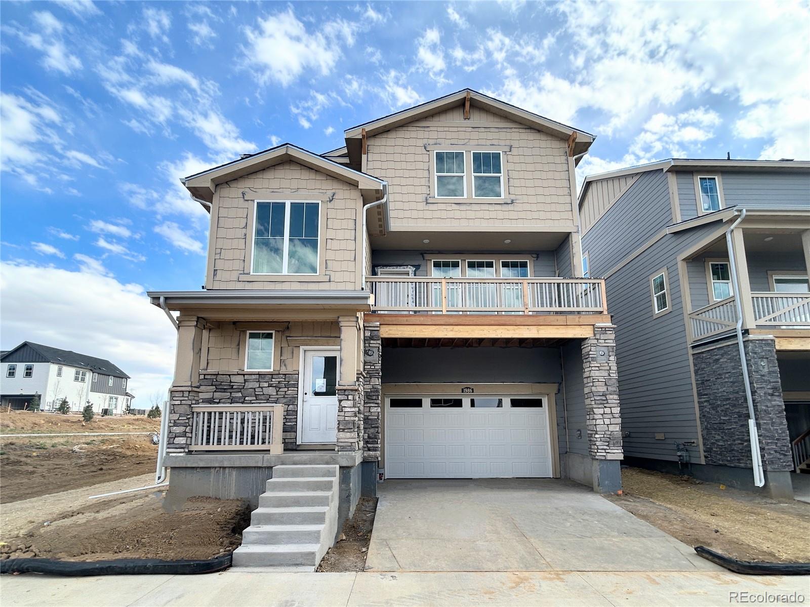 Available May 2024! Gorgeous new Harvest Ridge - this beautiful Alto 3-story features 3 bedrooms, 2.5 baths, great room, kitchen, nook, 2-car garage and crawlspace.  Gorgeous finishes and upgrades including  stainless steel appliances, vinyl plank flooring, slab quartz counters/island and more! Lennar provides the latest in energy efficiency and state of the art technology with several fabulous floorplans to choose from. Energy efficiency, and technology/connectivity seamlessly blended with luxury to make your new house a home. What some builders consider high-end upgrades, Lennar makes a standard inclusion. This community offers single family homes for every lifestyle. So much to see and do in this charming community – something for everyone. Photos and walkthrough tour are a model only and subject to change. This home is in a metro district and there is a $30 additional monthly fee for homes with a shared driveway / alley.