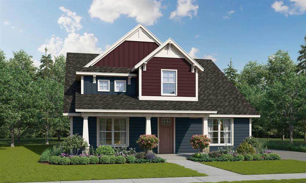 NEW CONSTRUCTION! This 4-2.5-2 home is located in a 37-acre master planned community. Open concept living, dining & kitchen. Kitchen features stainless steel appliances, ceramic tile backsplash & granite countertops. Primary bedroom is downstairs and has a bath with separate shower, garden tub and walkin closet. Other 3 bedrooms are upstairs. Fenced backyard with covered patio. Heritage Towne is Grand Prairie's newest gated community. The heart of the community is the amenity center including a conference room, state of the art gym equipment, resort style swimming pool & outdoor kitchen area. The community also features a playground, dog park and a 3-acre park with a surrounding walking trail. Heritage Towne is wonderfully located within a growing area, offering easy access to highways 360, 287, and I-20 to efficiently commute to Fort Worth, Dallas and Arlington. The community is located within the city of Grand Prairie, Ellis County, and award-winning Midlothian school district!