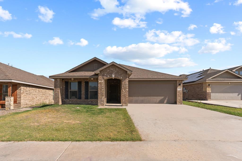 Freshly painted 4-bedroom, 2-bath home offering 2,160 sq. ft. Features include high ceilings, a corner fireplace, granite countertops, large kitchen island, walk-in pantry, spacious primary suite with soaking tub and separate shower, plus a large walk-in closet and spacious backyard.
